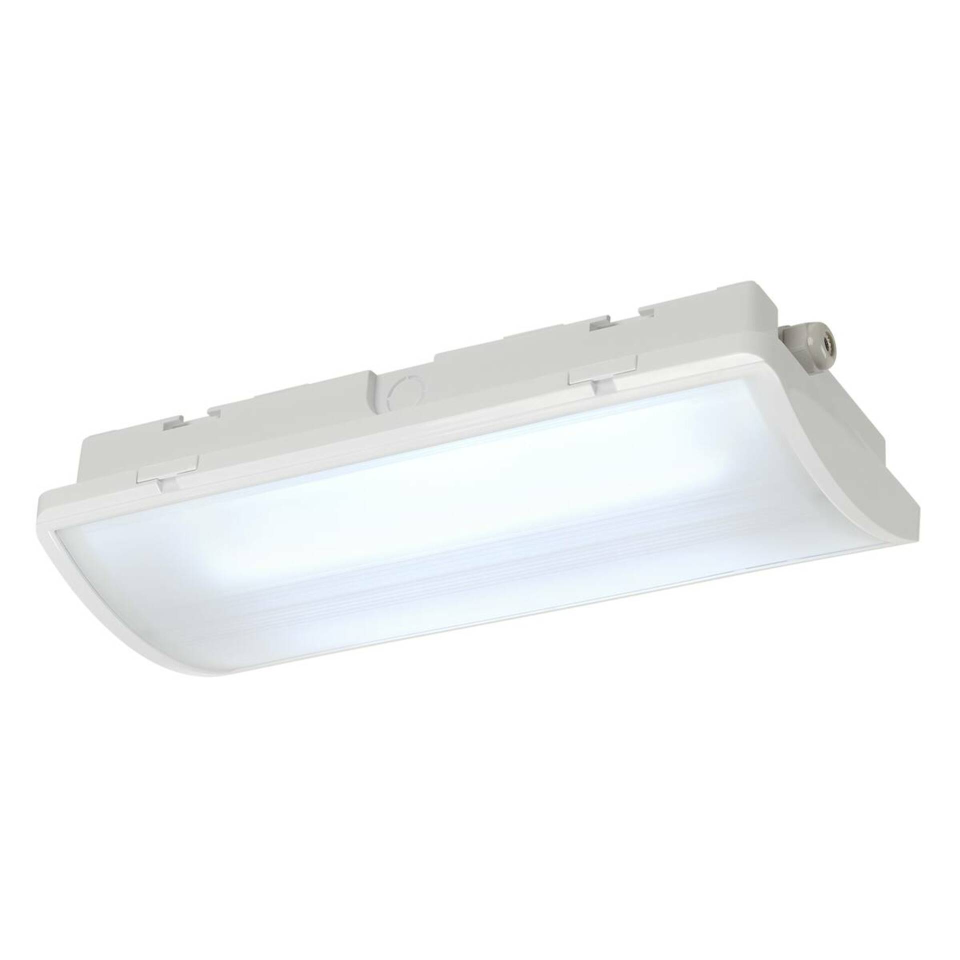 SLV BIG WHITE P-LIGHT, stropní svítidlo, LED, 6000K, IP65, obdélníkové, bílé, 6,5 W 240004