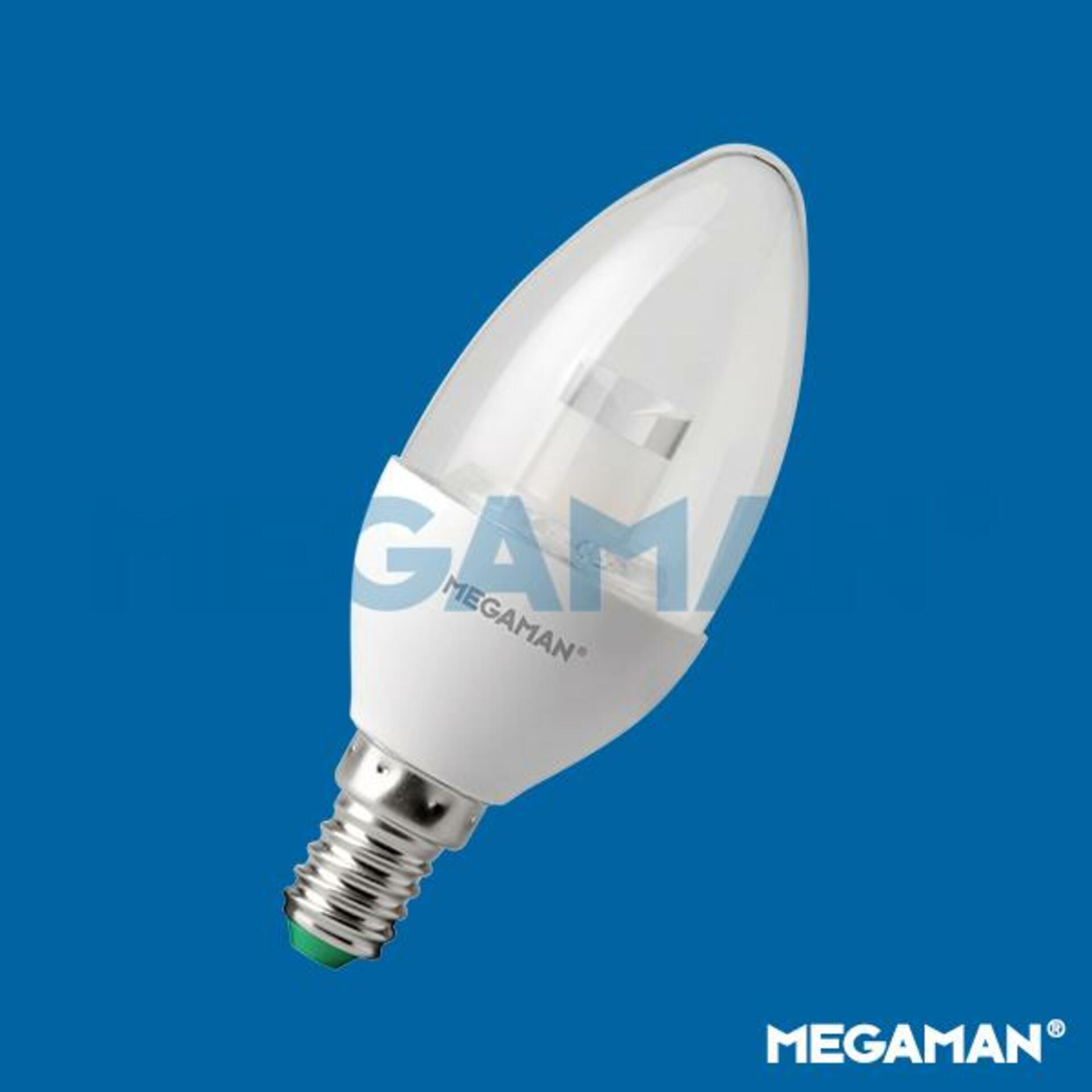 Levně MEGAMAN LED LC1106wCS 6W E14 2700K 330st. B40 stmívatelná DIM-TO-WARM LC1106wCS-E14