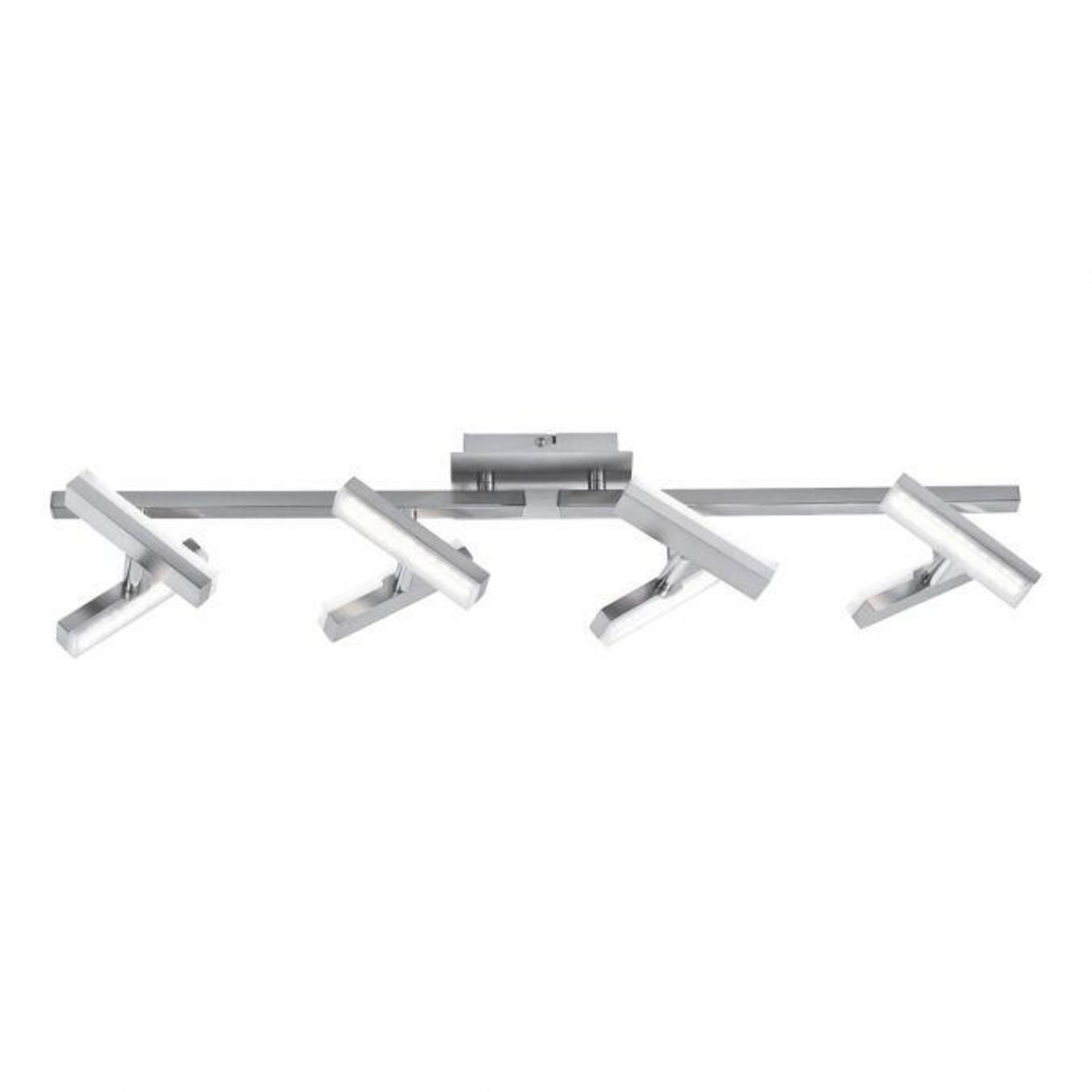 PAUL NEUHAUS LED stropní svítidlo, 8-ramenné, ocel, otočné 3000K LD 11278-55