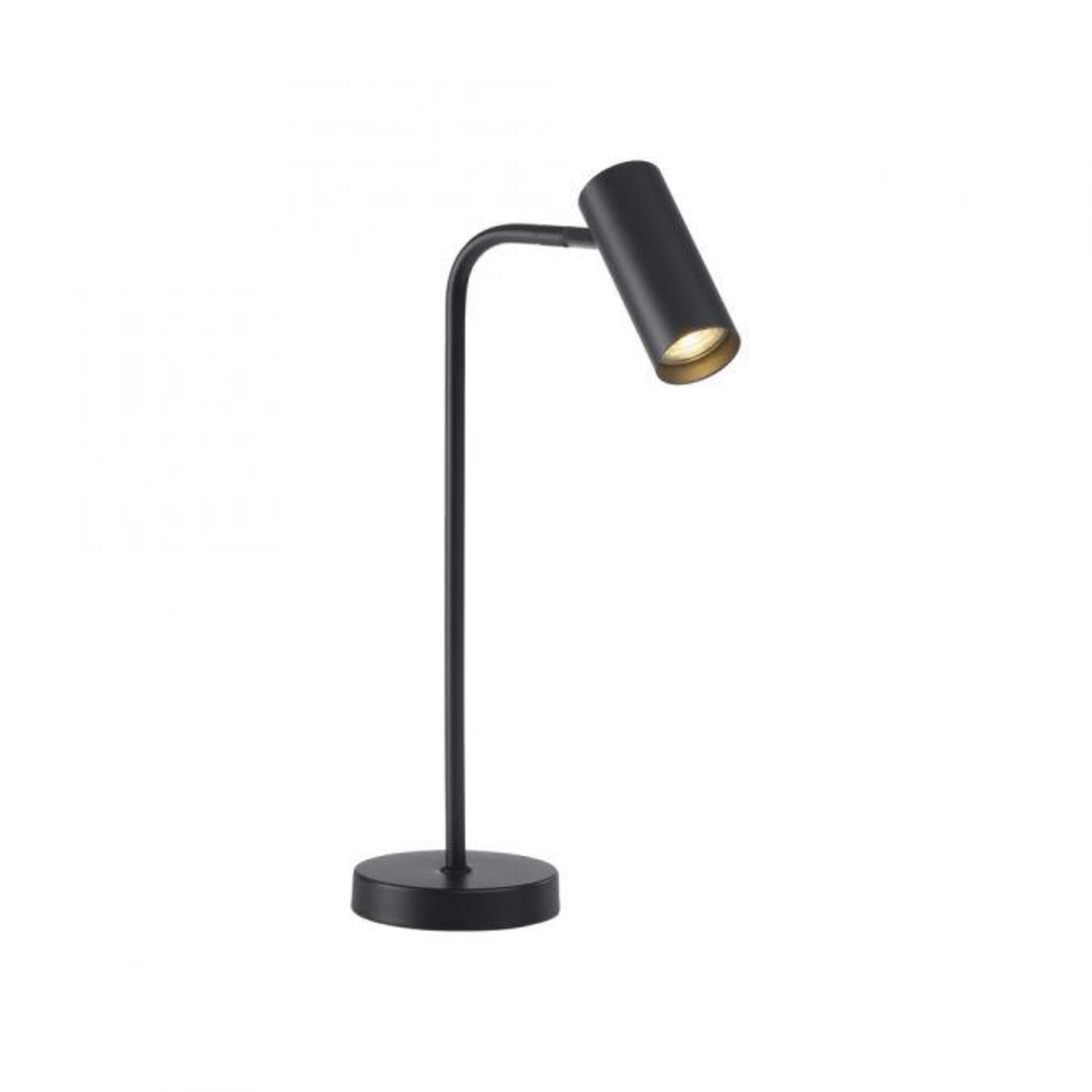 Levně PAUL NEUHAUS JUST LIGHT Kolekce Schöner Wohnen LED stolní lampa RIK, černá, třída A, otočné a nastavitelné, šňůrový vypínač 3000K