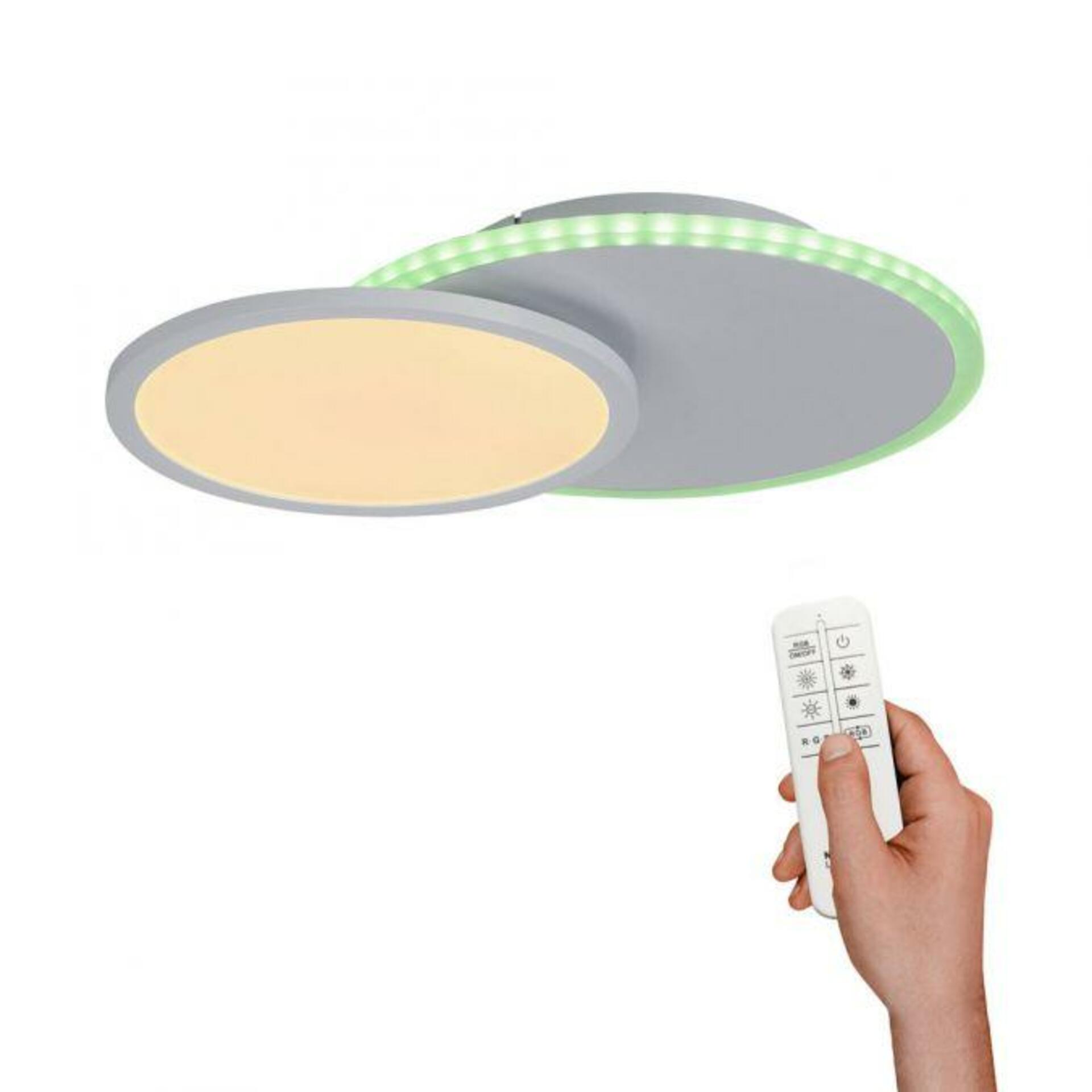 PAUL NEUHAUS LEUCHTEN DIREKT LED stropní svítidlo, bílé, stmívatelné, dálkový ovladač, paměť, kruhové 2700-5000K