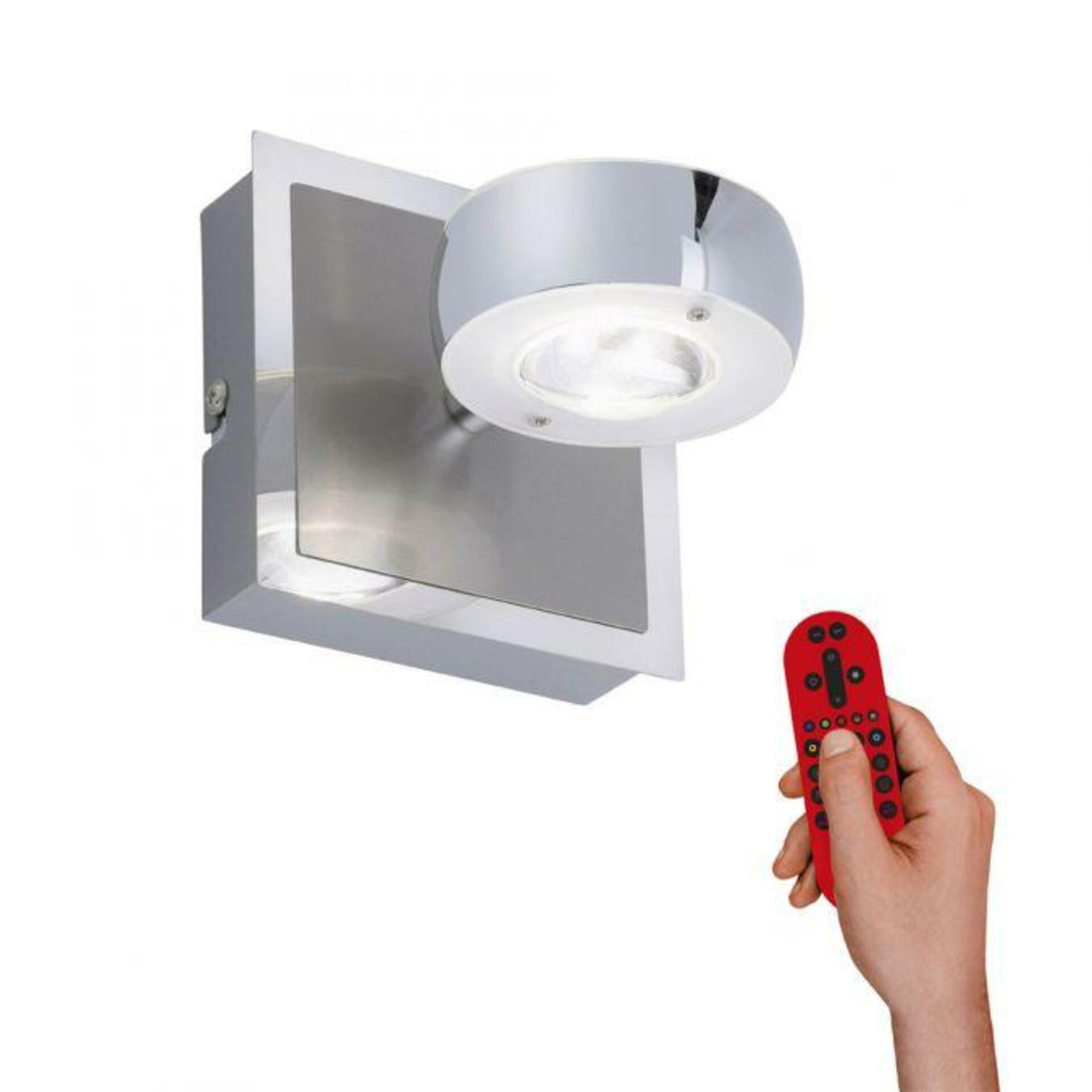Levně JUST LIGHT LEUCHTEN DIRECT LED nástěnné svítidlo, interiérová lampa, Smart Home, RGB+W RGB+3000-5000K MEDION LD 12471-55