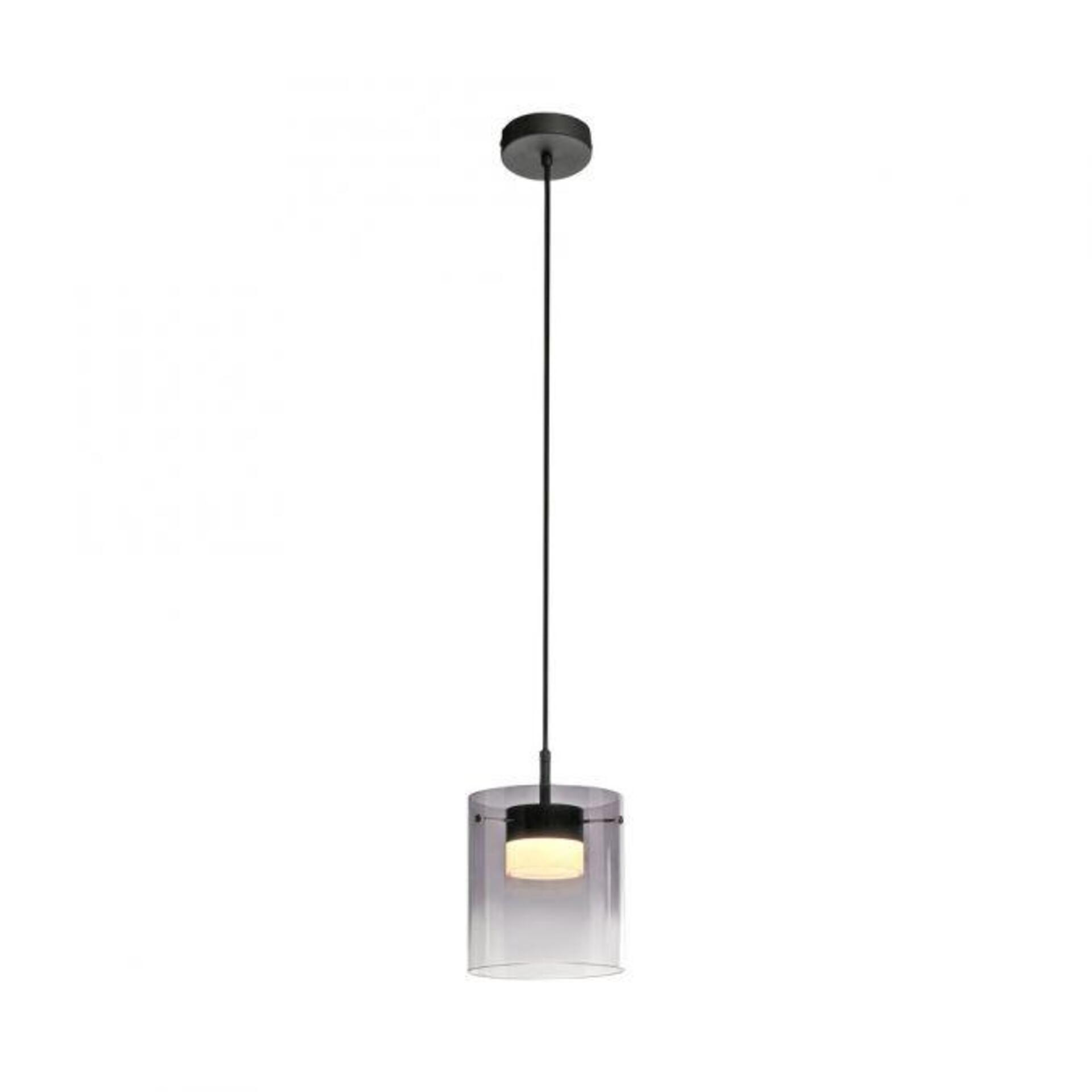 Levně PAUL NEUHAUS JUST LIGHT LED závěsné svítidlo černé 1-ramenné do jídelny, krokově stmívatelné 3000K