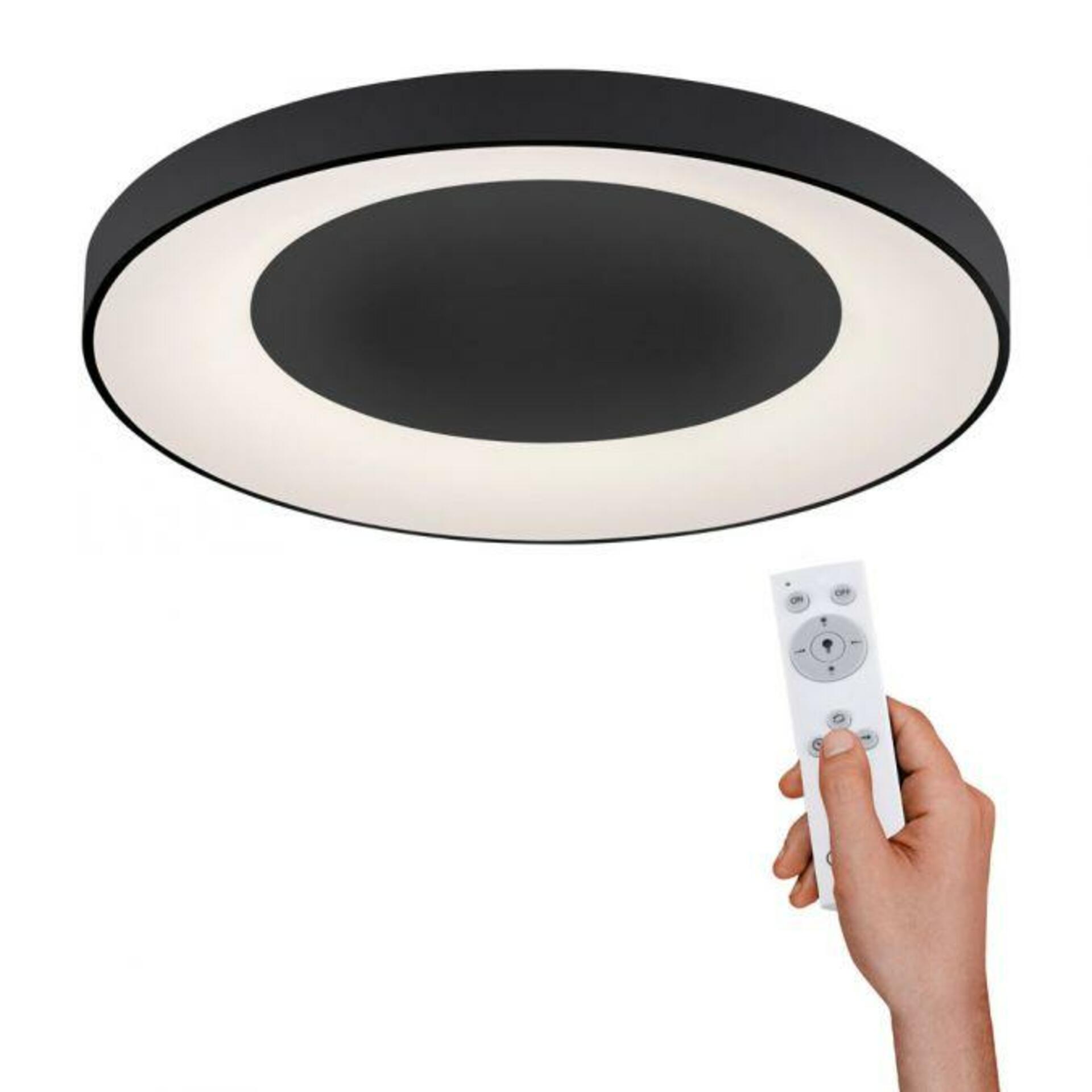 PAUL NEUHAUS LEUCHTEN DIREKT LED stropní svítidlo, antracit-šedá, stmívatelné, CCT, paměťová funkce 2700-5000K