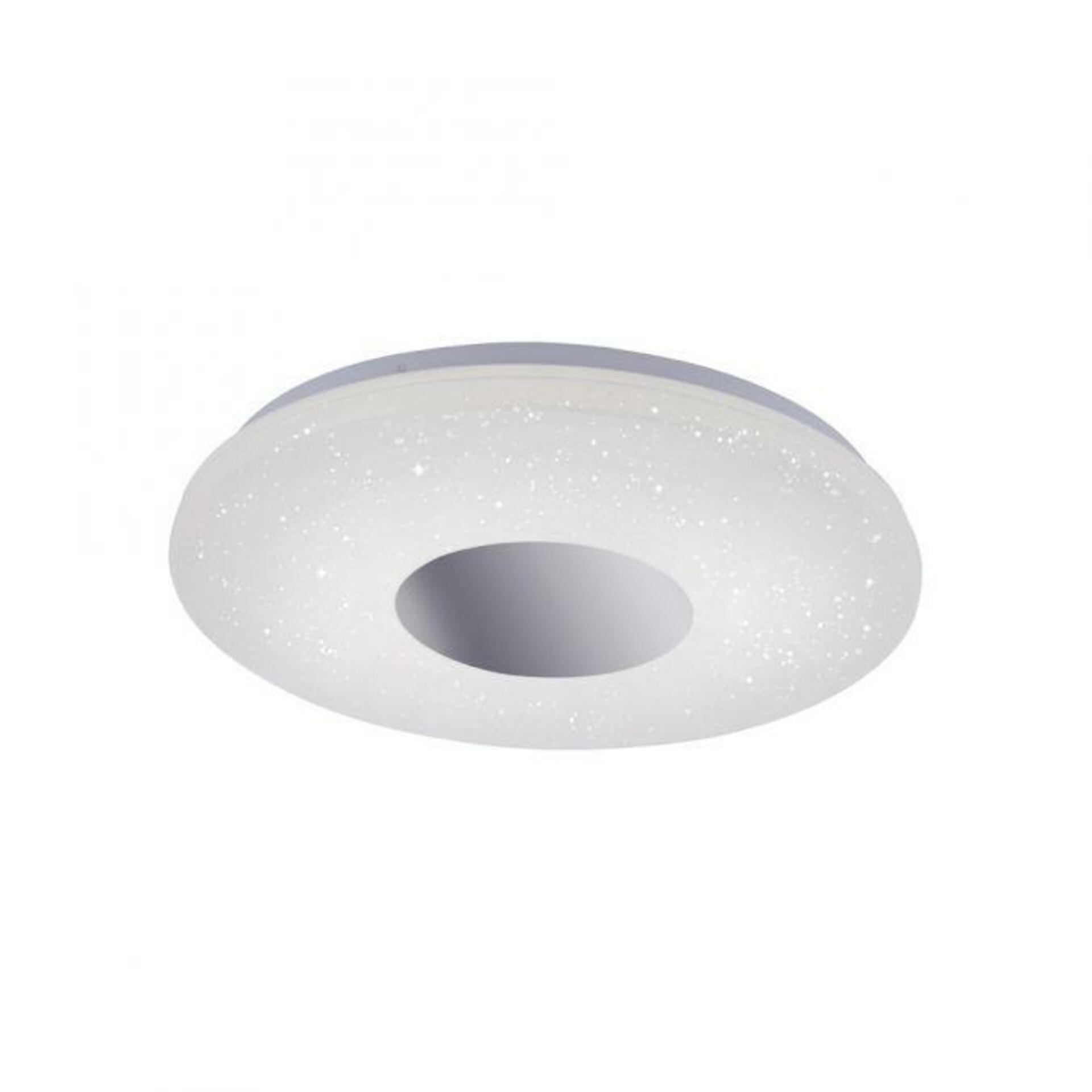 JUST LIGHT LEUCHTEN DIRECT LED stropní svítidlo, chrom, moderní design, průměr 38,5cm 3000K LD 14422-17