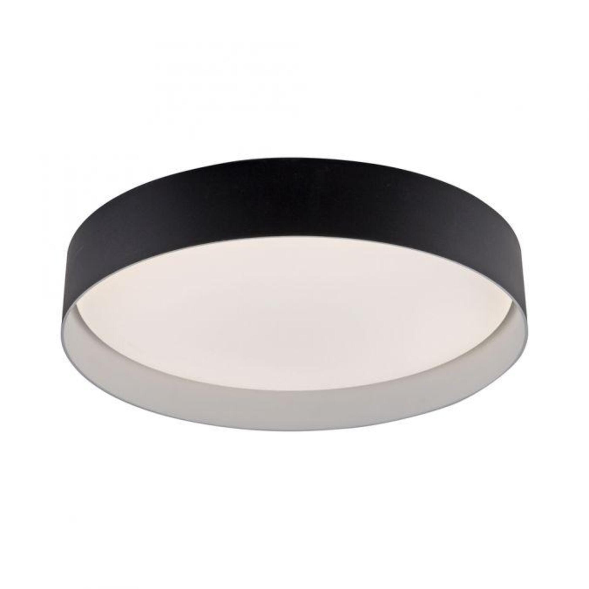 Levně PAUL NEUHAUS JUST LIGHT Kolekce Schöner Wohnen LED stropní svítidlo TAVOLI, černé, kruhové 39cm, stmívatelné , dálkový ovladač 2700-6500K