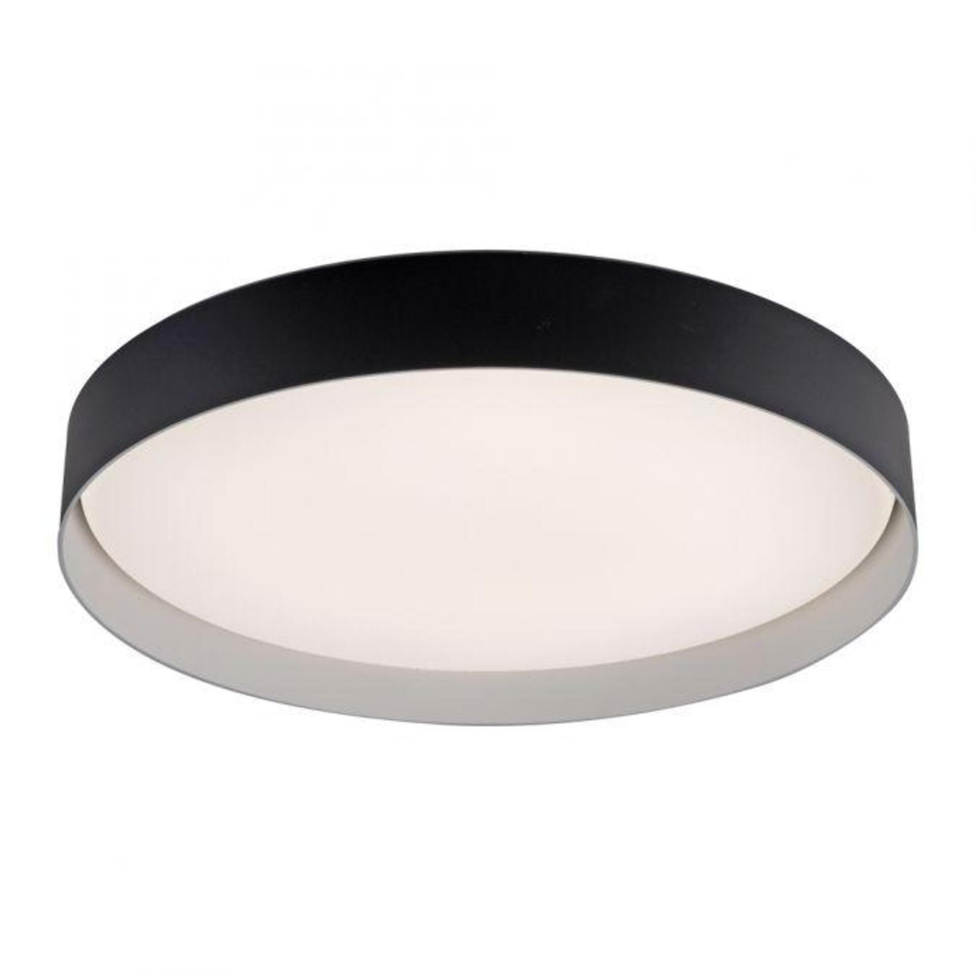 Levně PAUL NEUHAUS JUST LIGHT Kolekce Schöner Wohnen LED stropní svítidlo TAVOLI, černé, kruhové 49cm, stmívatelné, dálkový ovladač 2700-6500K