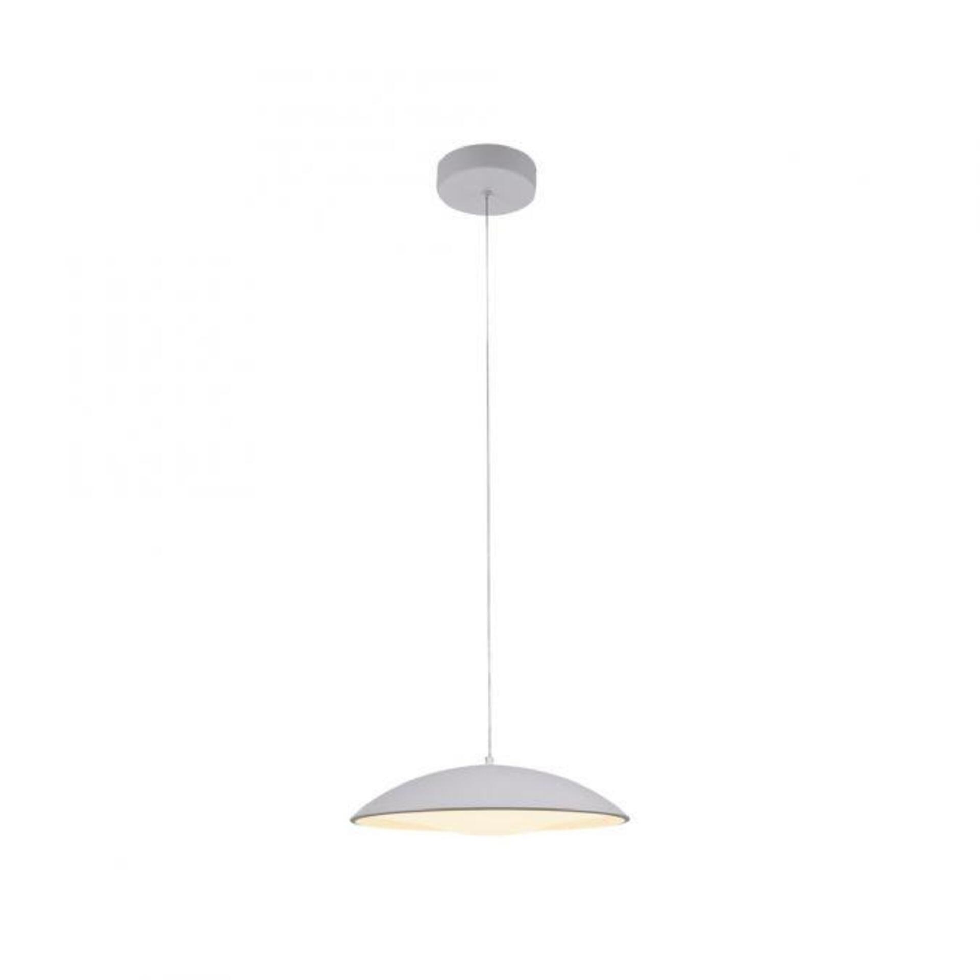 Levně PAUL NEUHAUS JUST LIGHT Kolekce Schöner Wohnen LED závěsné svítidlo LENTE, bílá, jednoramenné, stmívatelné, paměťová funkce, krokově stmívatelné 3000K
