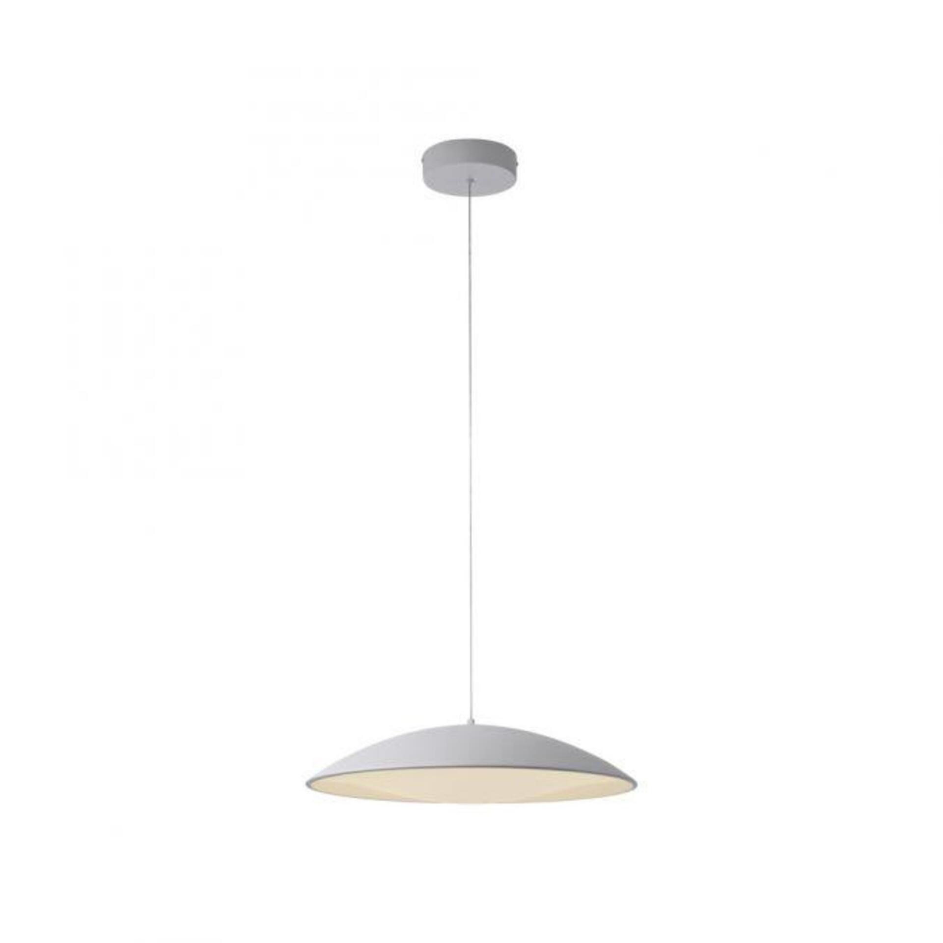 Levně JUST LIGHT Kolekce Schöner Wohnen LED závěsné svítidlo LENTE, bílé, stmívatelné, paměťová funkce, krokově stmívatelné 3000K