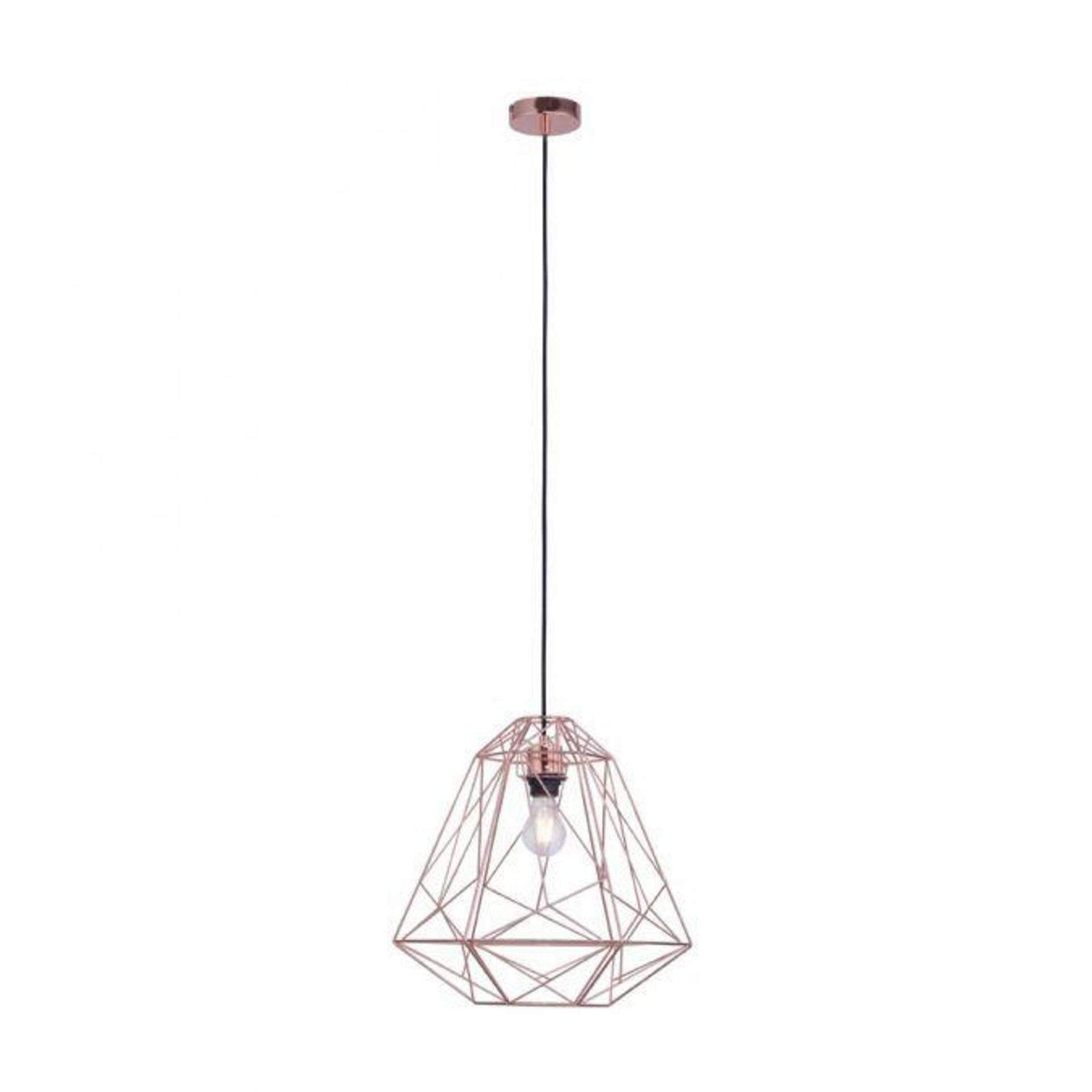 VÝPRODEJ VZORKU LEUCHTEN DIREKT is JUST LIGHT Závěsné svítidlo, měď, moderní design LD 15090-20