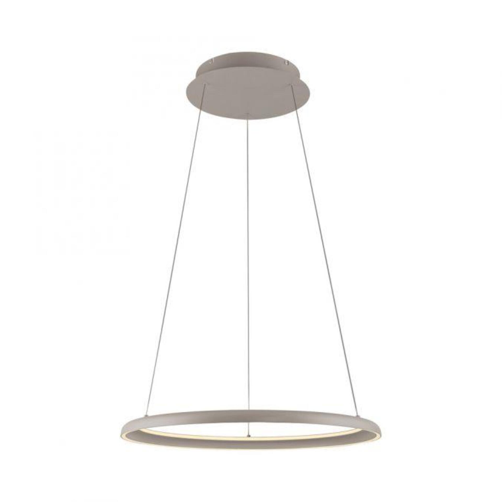 Levně PAUL NEUHAUS JUST LIGHT Kolekce Schöner Wohnen LED závěsné svítidlo QUILLO, písková barva, stmívatelné, paměťová funkce, SimplyDim 3000K
