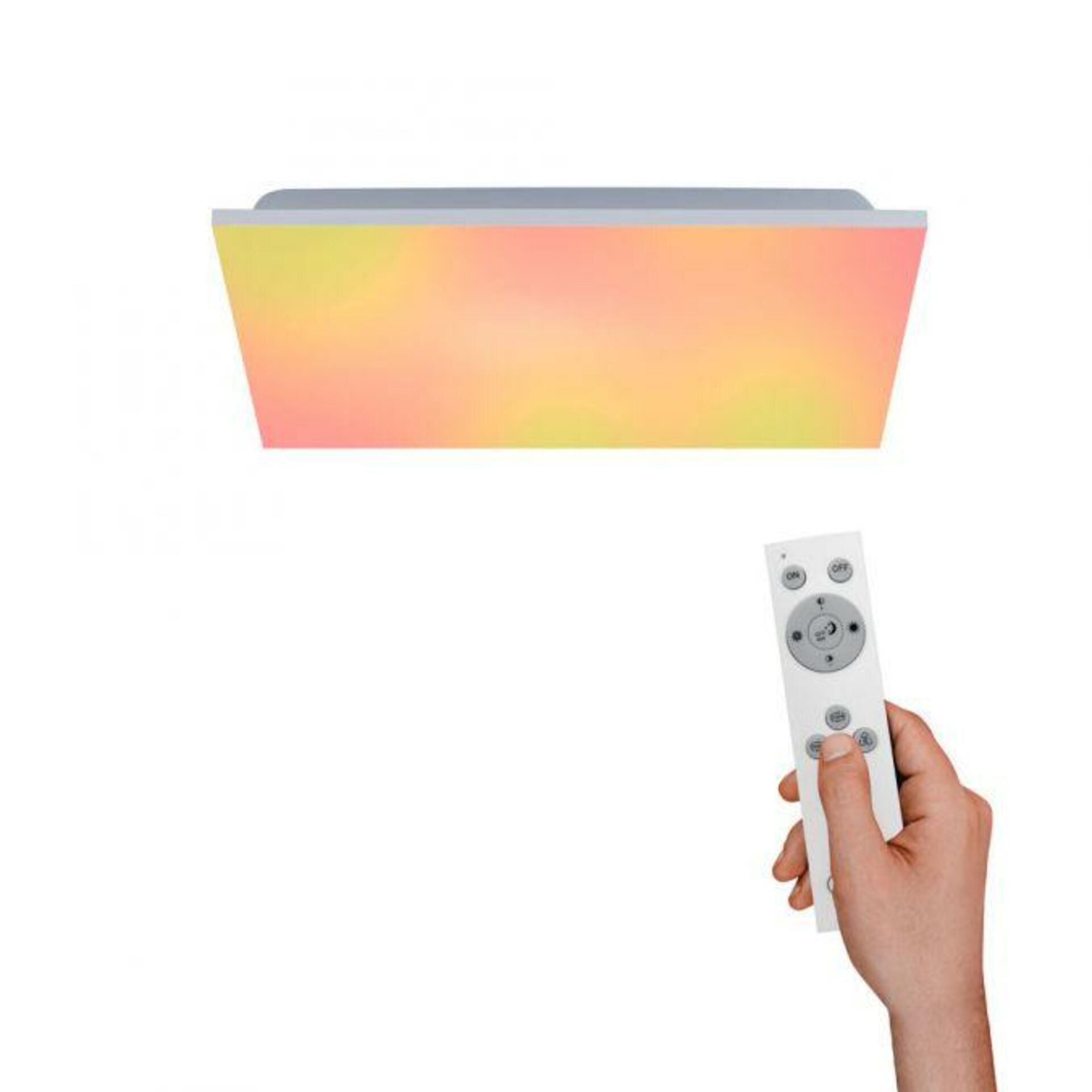 Levně LEUCHTEN DIREKT is JUST LIGHT LED panel svítidlo, 45x45cm, RGB + CCT nastavení teploty barvy, stmívatelné RGB+2700-5000K