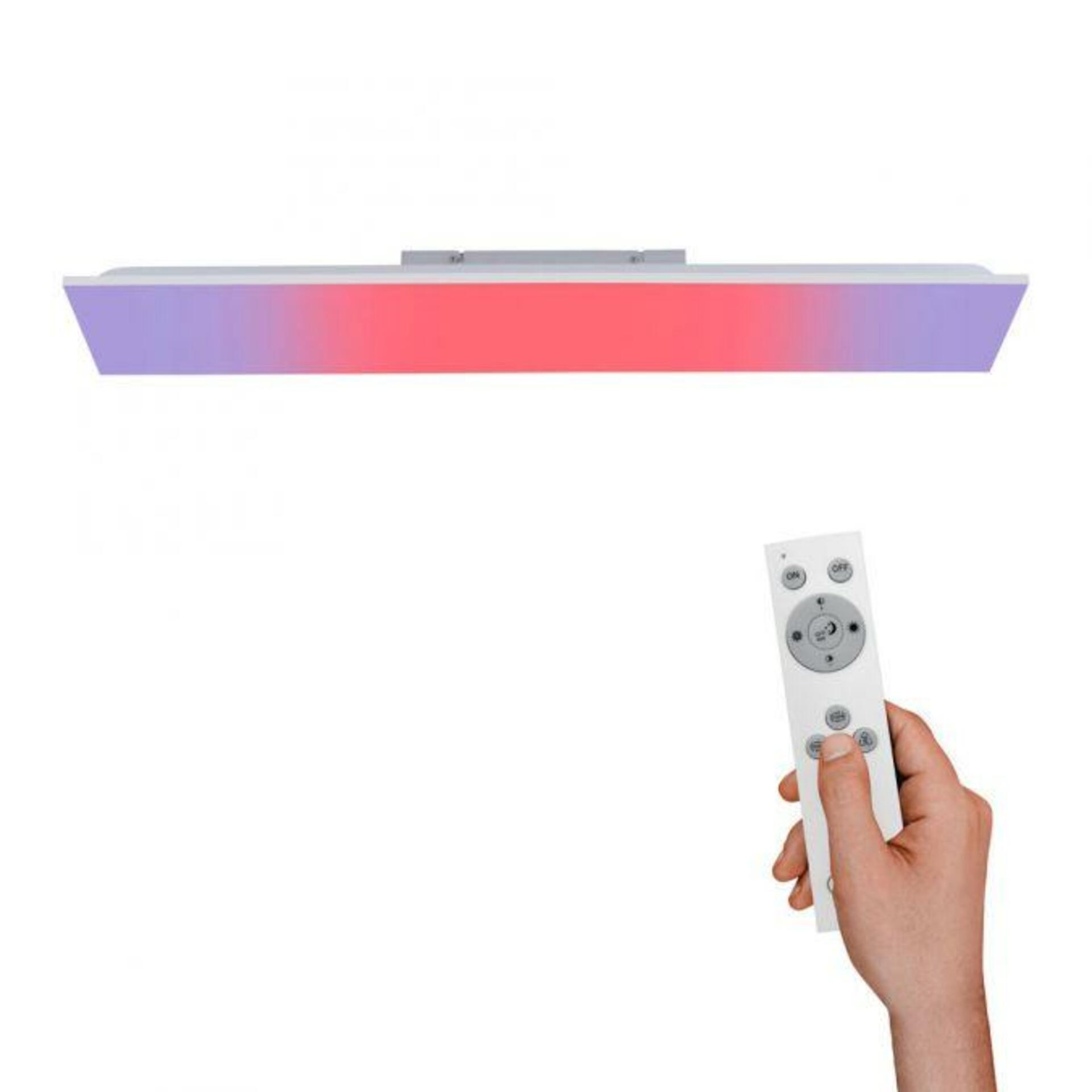 Levně LEUCHTEN DIREKT is JUST LIGHT LED panel svítidlo, 100x25cm, RGB a CCT, stmívatelné RGB+2700-5000K