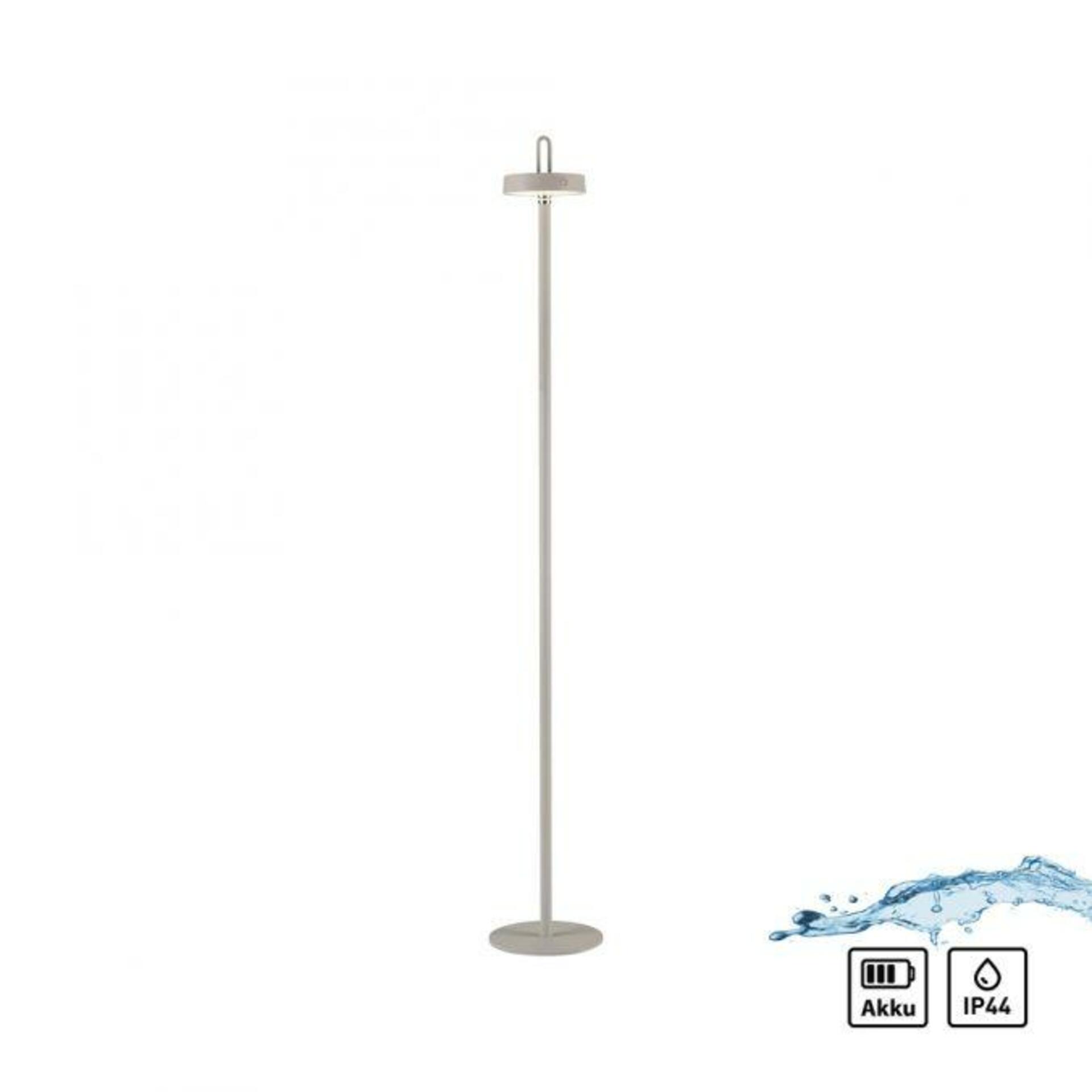 PAUL NEUHAUS JUST LIGHT LED stojací lampa na baterie mobilní stmívatelné dotykem IP44 paměťová funkce 2700K LD 19311-40
