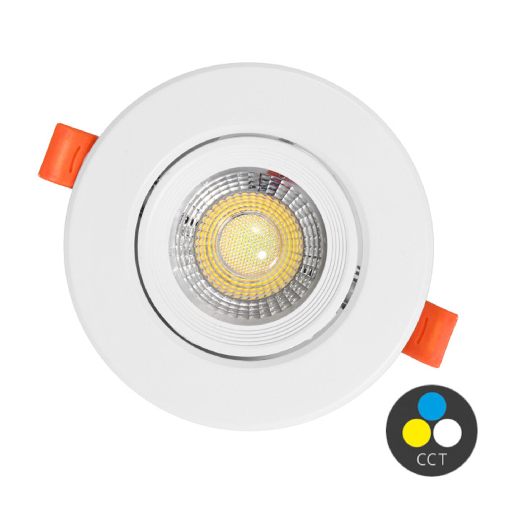 Levně Ecolite SMD kruh 11cm výklopný 12W IP20 960lm 3CCT bílá LED-ZHS04/12W/CCT/BI