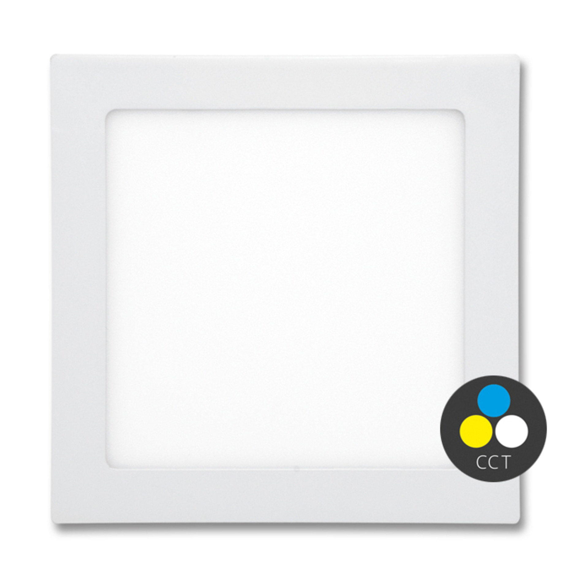 Levně Ecolite SMD panel 22,5x22,5cm 18W CCT IP44 1620lm LED24V-WSQ-CCT/18W/BI