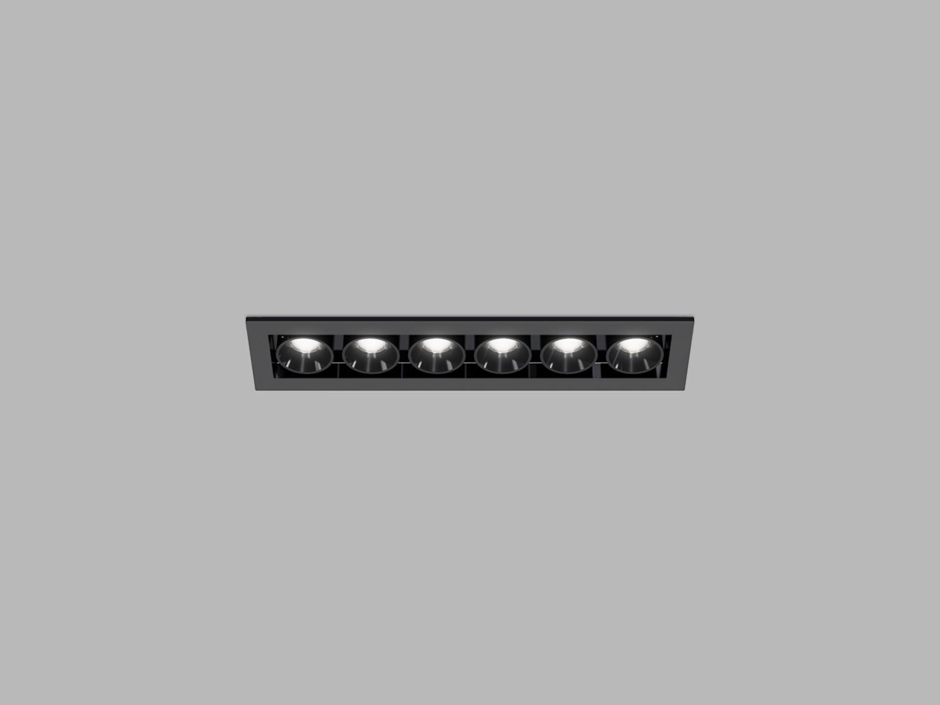 Levně LED2 2560273DTW Zápustné svítidlo RIVA MINI 6, B DALI TW/PUSH TW 10W 2700K-4000K UGR černá