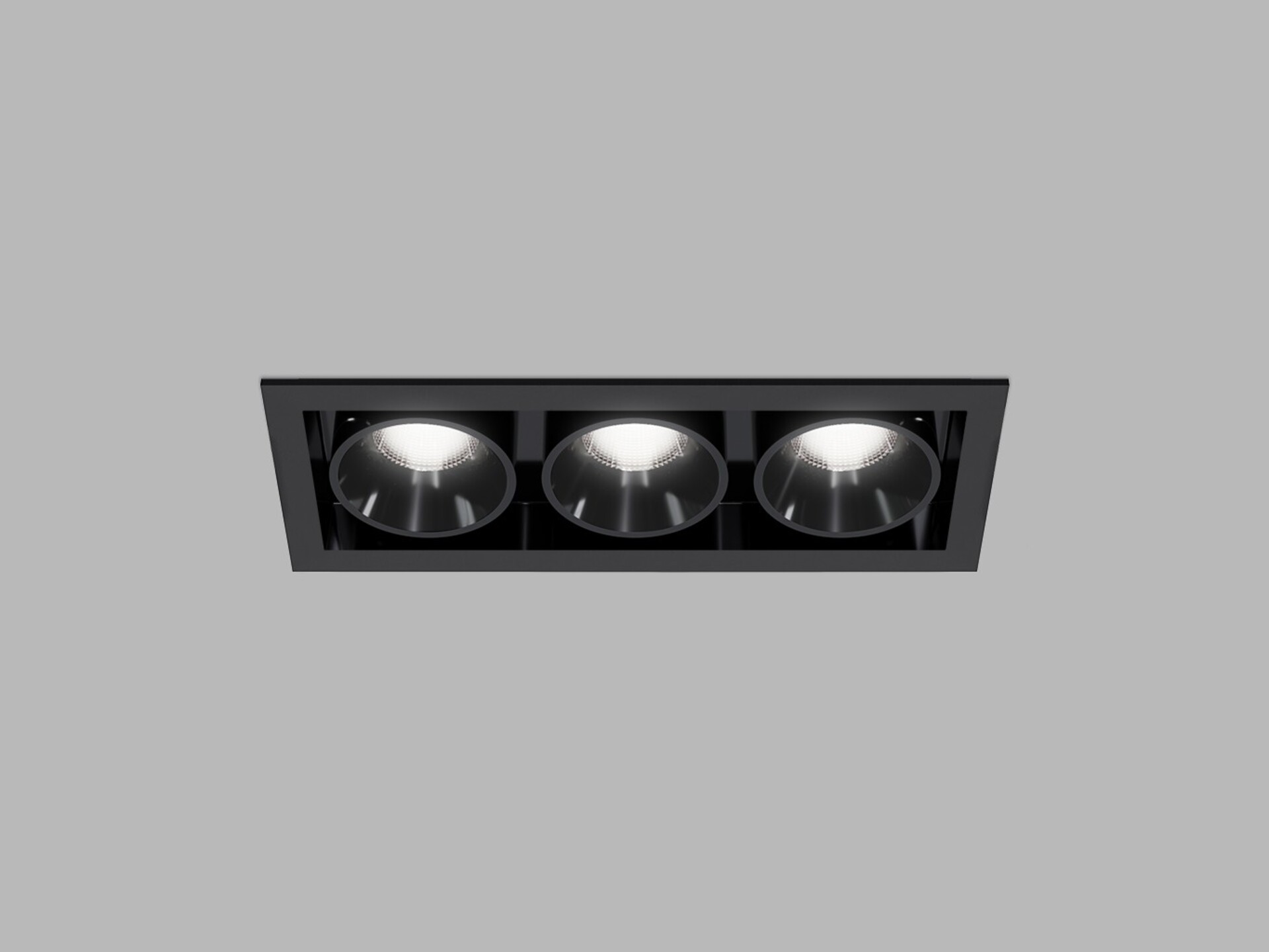Levně LED2 2560773DT Zápustné svítidlo RIVA MAXI 3, B TRIAC 15W 2700K/3000K/4000K UGR černá