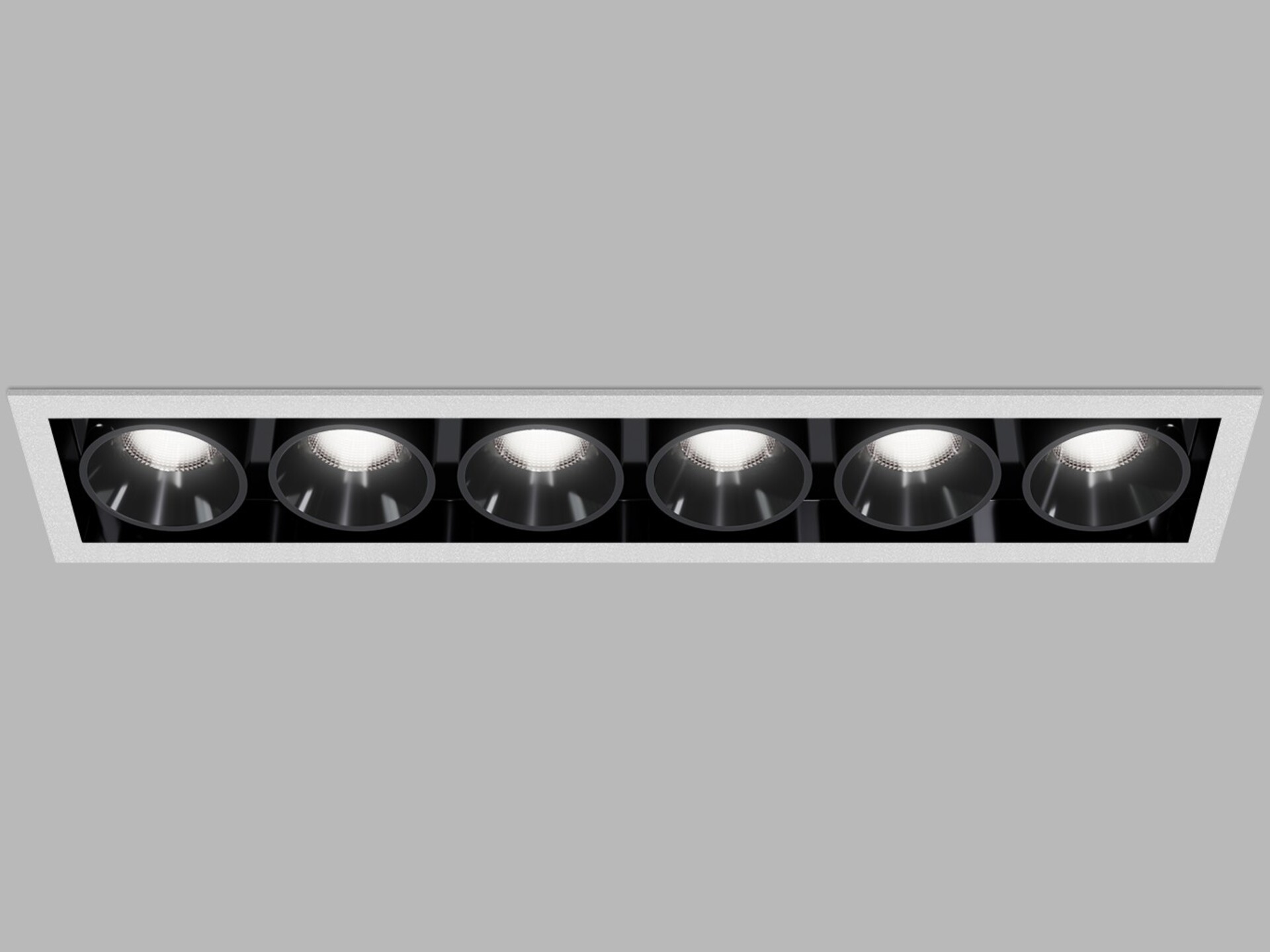 Levně LED2 2560851DT Zápustné svítidlo RIVA MAXI 6, W TRIAC 30W 3000K/3500K/4000K UGR bílá