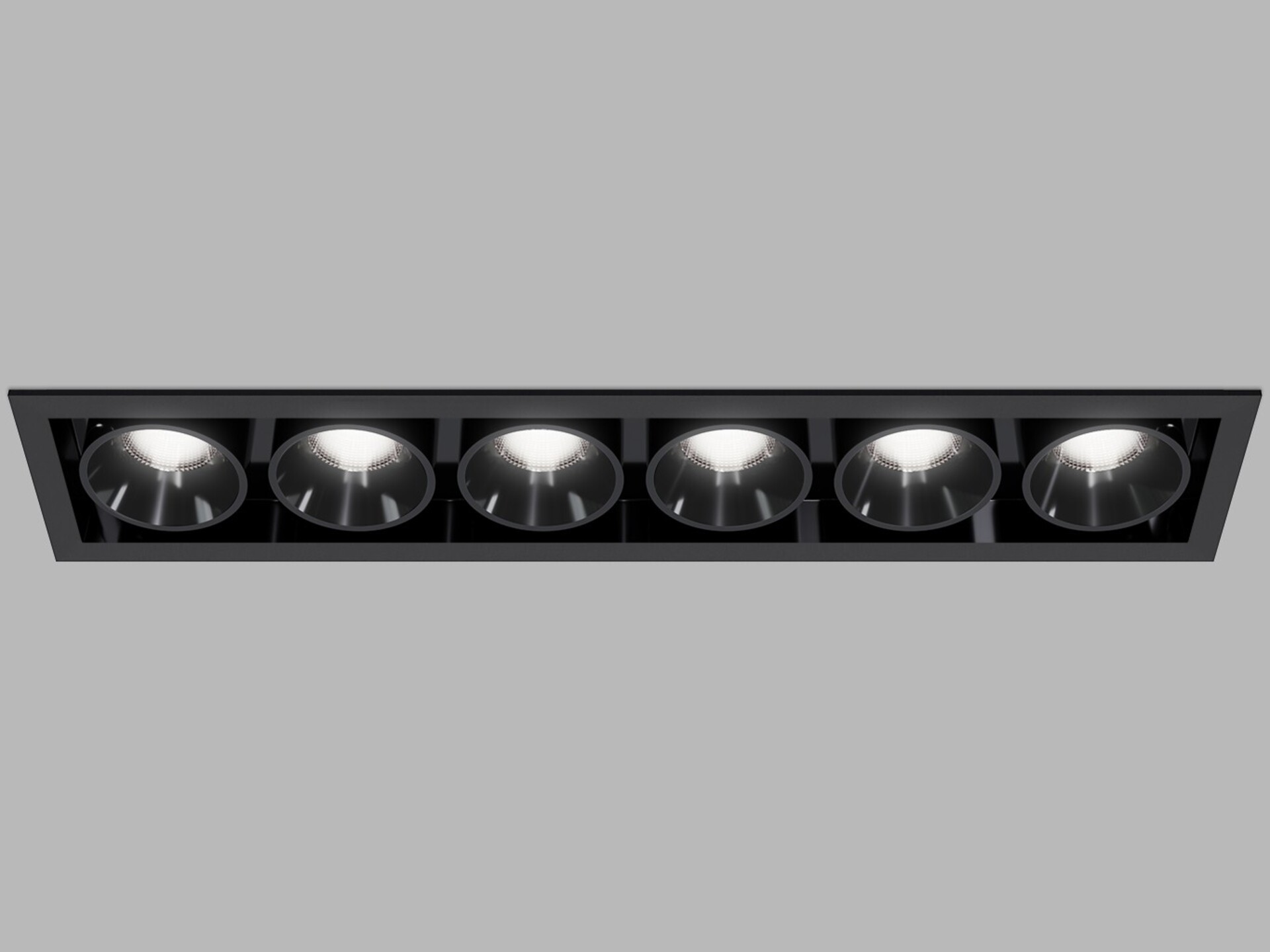 Levně LED2 2560873DT Zápustné svítidlo RIVA MAXI 6, B TRIAC 30W 2700K/3000K/4000K UGR černá