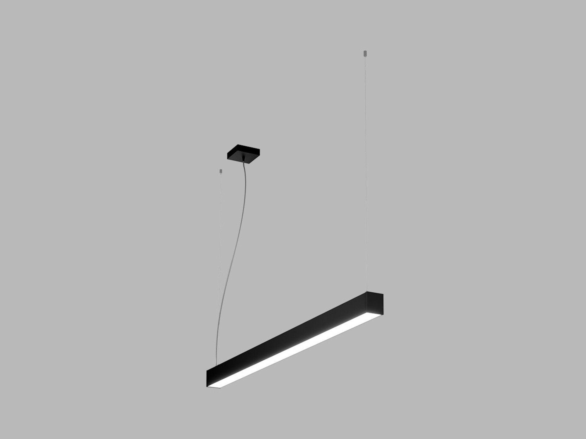 Levně LED2 3238153EM Závěsné svítidlo NOLI II 120 P-Z, B 20-40W 3000K/3500K/4000K Emergency 3h černá