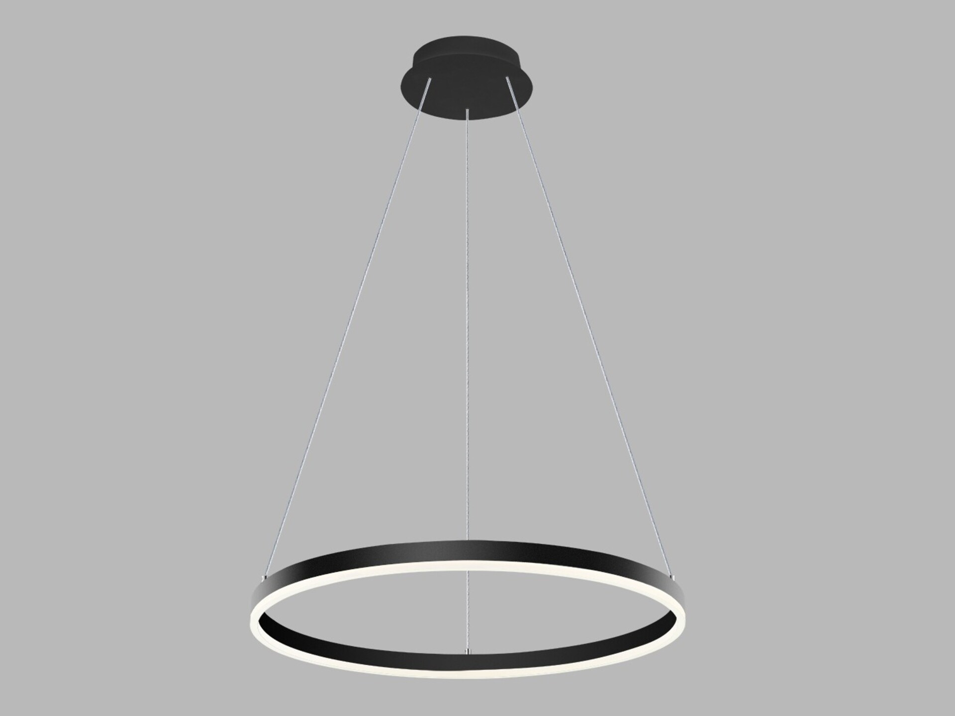 Levně LED2 3270973D Závěsné svítidlo CIRCLE 60 P-Z, B DALI/PUSH 42W 2700K/3000K/4000K černá