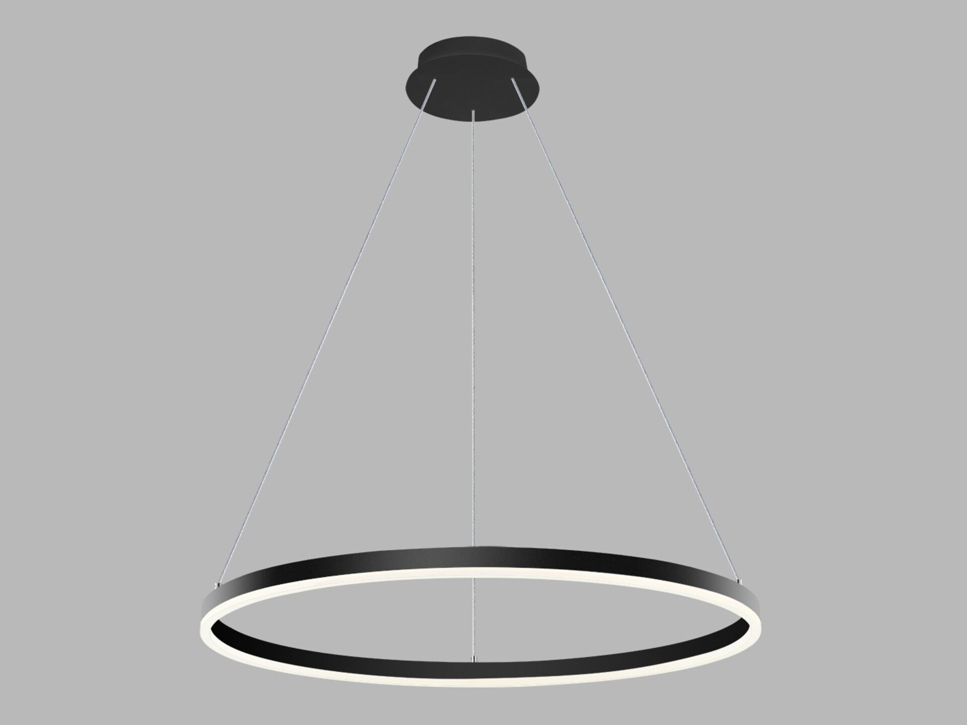 Levně LED2 3271073D Závěsné svítidlo CIRCLE 80 P-Z, B DALI/PUSH 62W 2700K/3000K/4000K černá