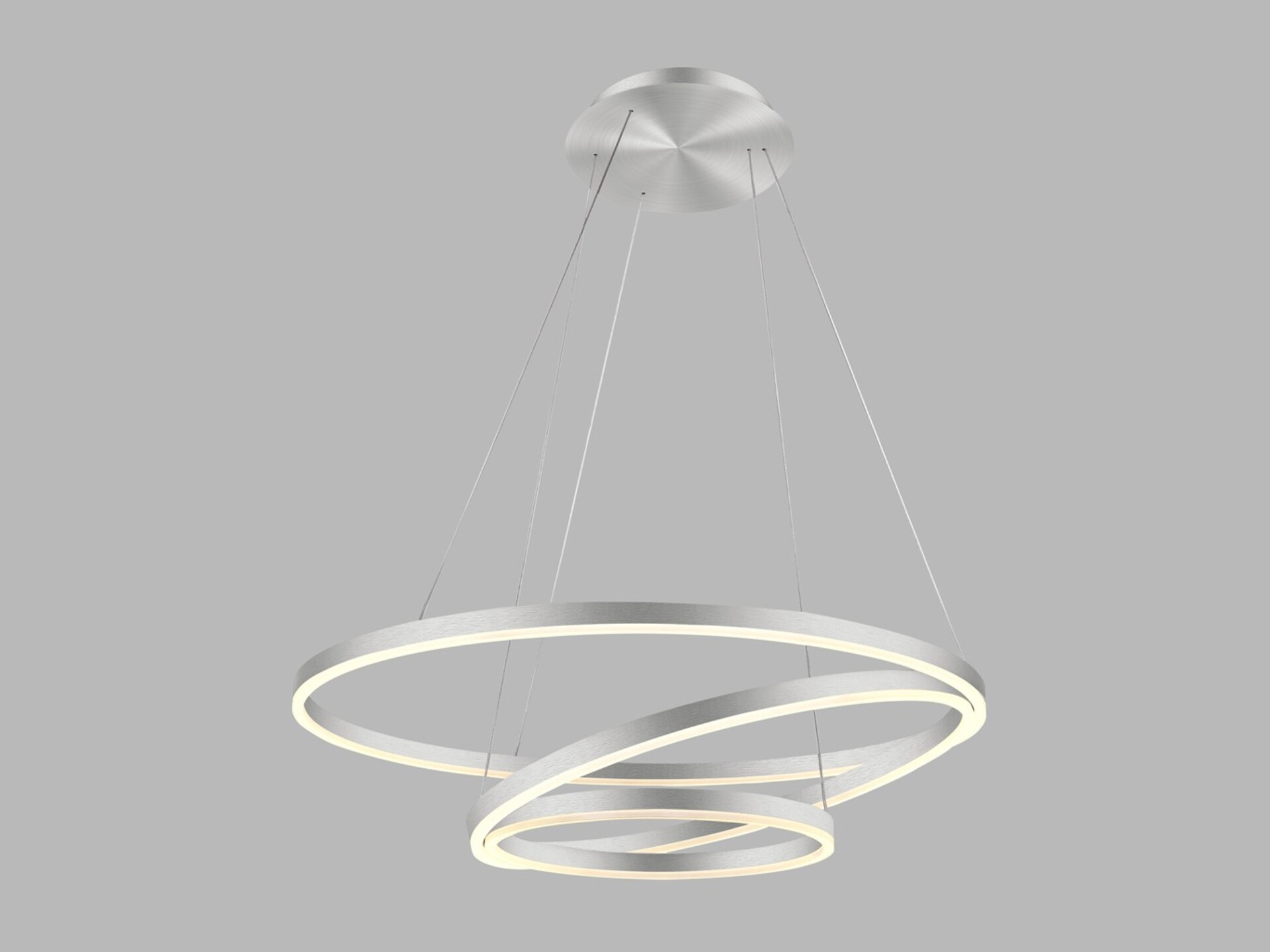 Levně LED2 3271176CSTW Závěsné svítidlo CIRCLE 3 P-Z, N CASAMBI TW 136W 2700K-4000K matný nikl