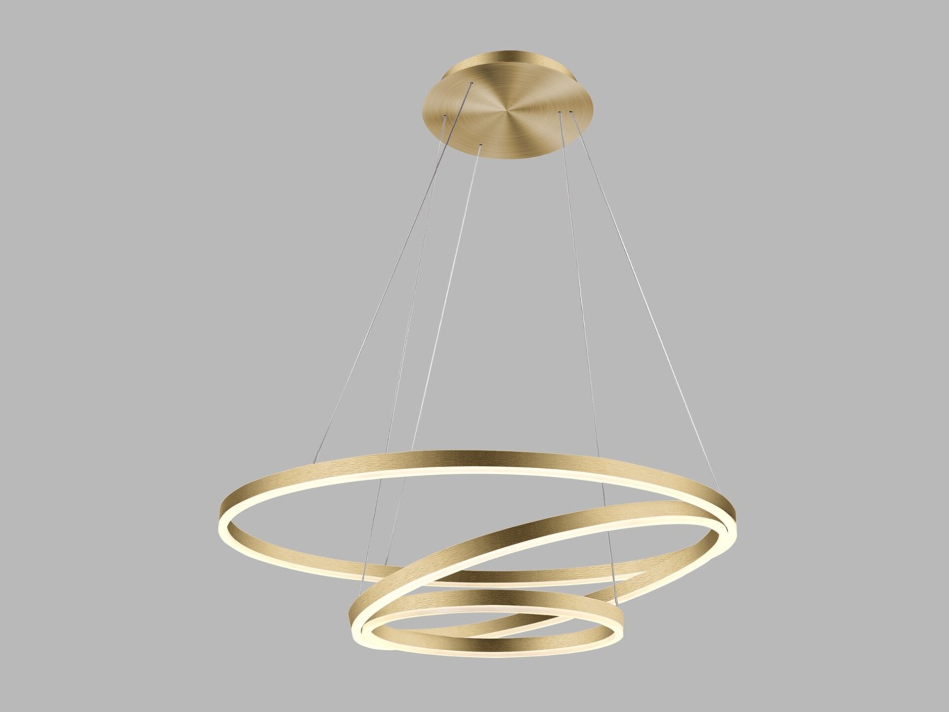 Levně LED2 3271177ZBTW Závěsné svítidlo CIRCLE 3 P-Z, G ZIGBEE TW 136W 2700K-4000K zlatá