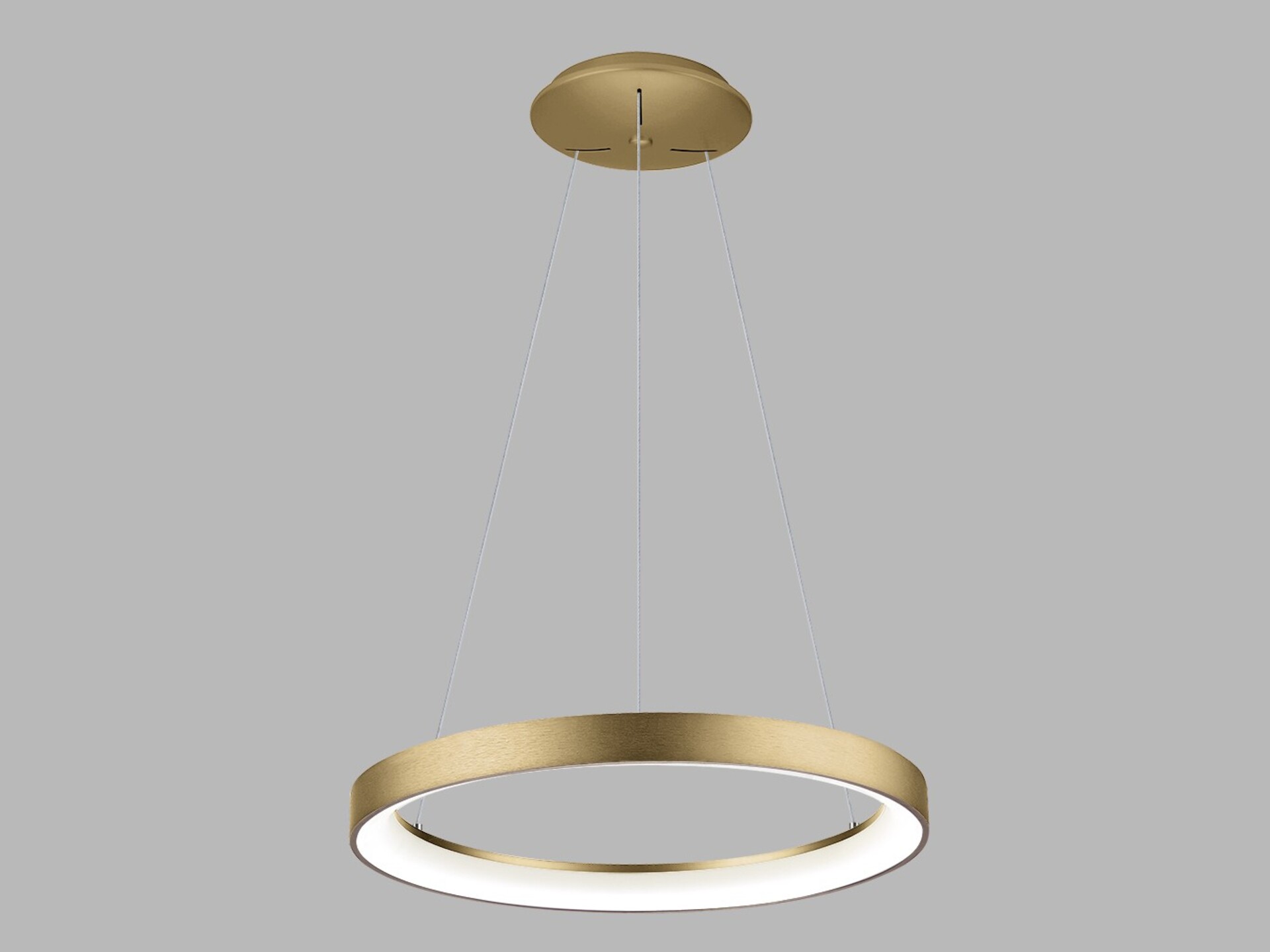 Levně LED2 3273277DT Závěsné svítidlo BELLA SLIM 58 P-Z, G TRIAC 48W 2700K/3000K/4000K zlatá