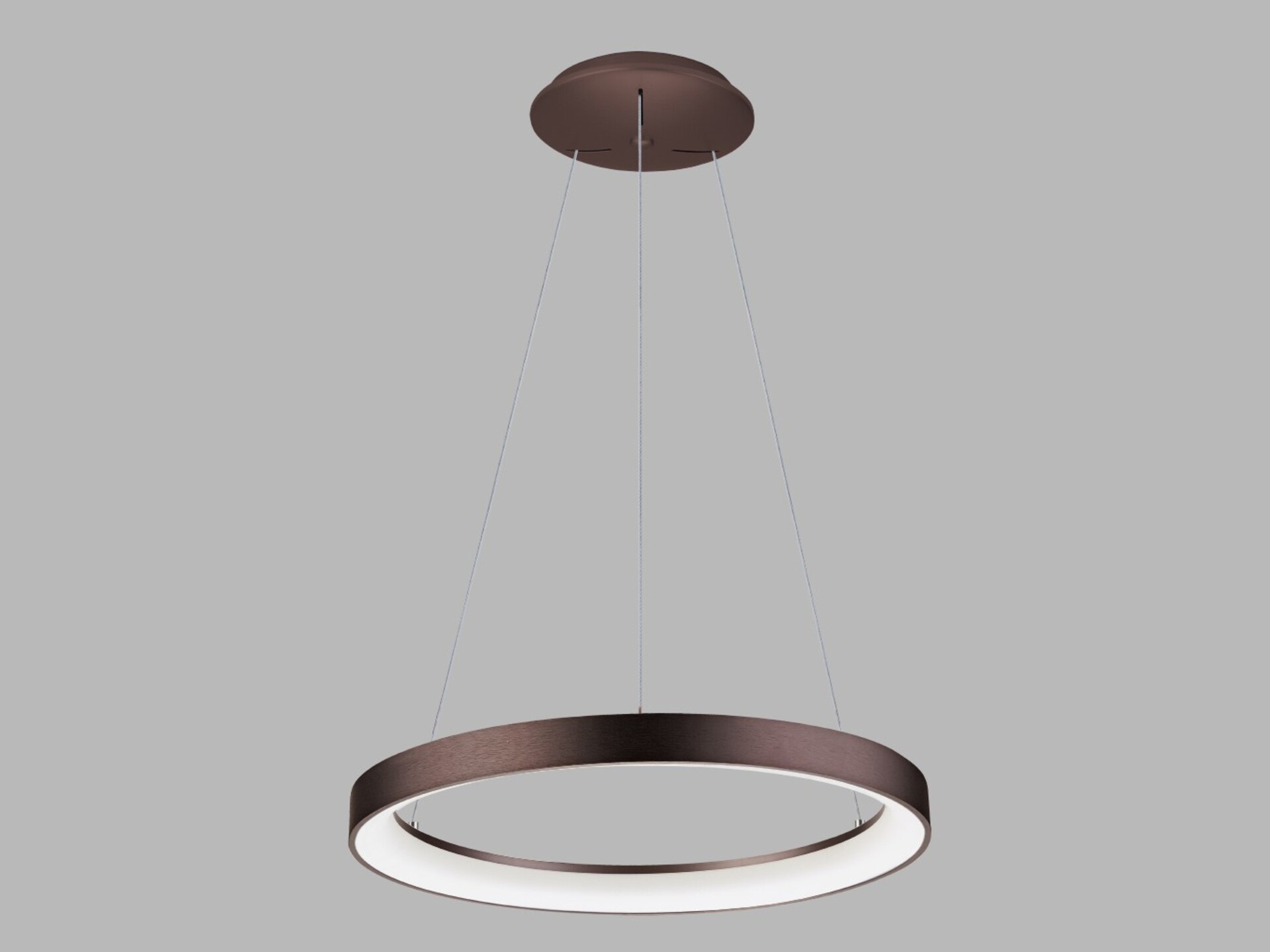 Levně LED2 3273278CSTW Závěsné svítidlo BELLA SLIM 58 P-Z, CF CASAMBI TW 48W 2700K-4000K hnědá