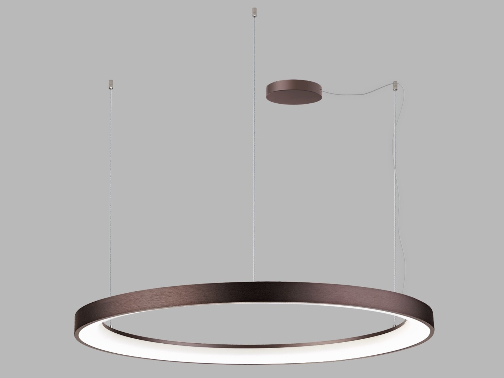 Levně LED2 3273378D Závěsné svítidlo BELLA SLIM 98 P-Z, CF DALI/PUSH 80W 2700K/3000K/4000K hnědá