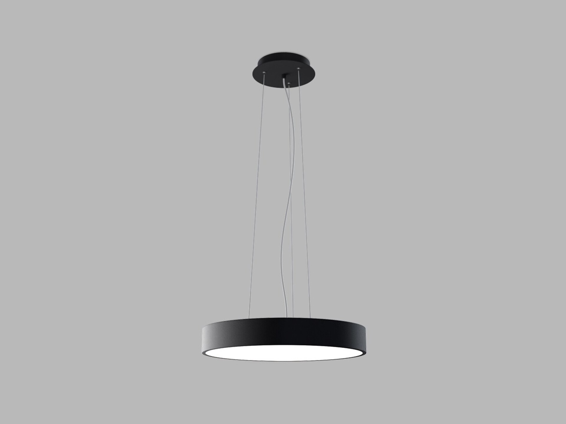Levně LED2 3274273DT Závěsné svítidlo MONO SLIM 40 P-Z, B TRIAC 30W 2700K/3000K/4000K černá