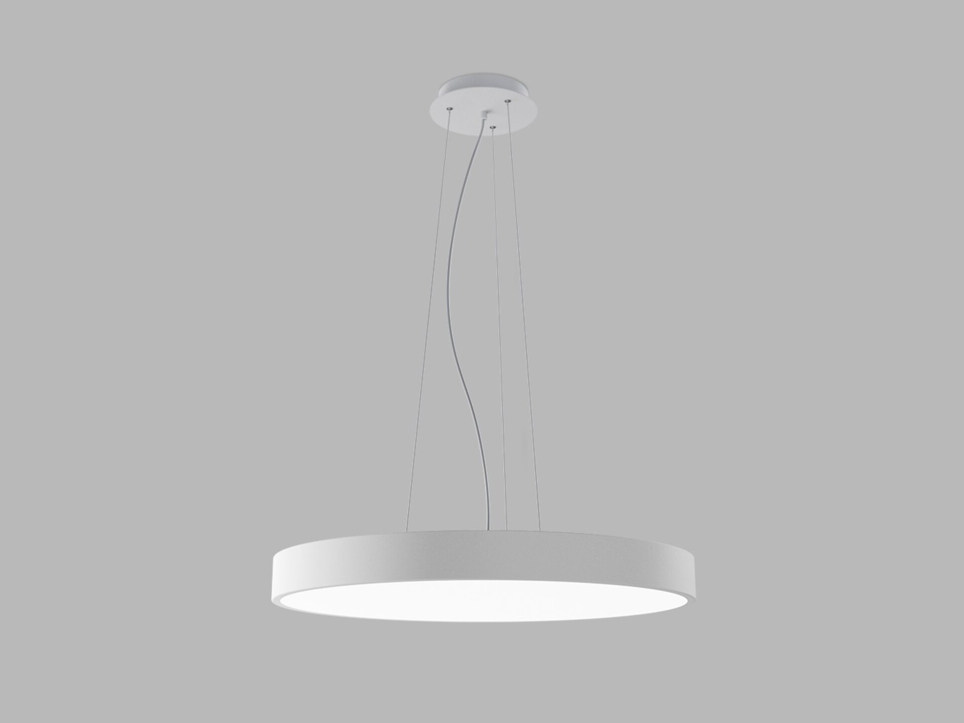 Levně LED2 3274371D Závěsné svítidlo MONO SLIM 60 P-Z, W DALI/PUSH 60W 2700K/3000K/4000K bílá