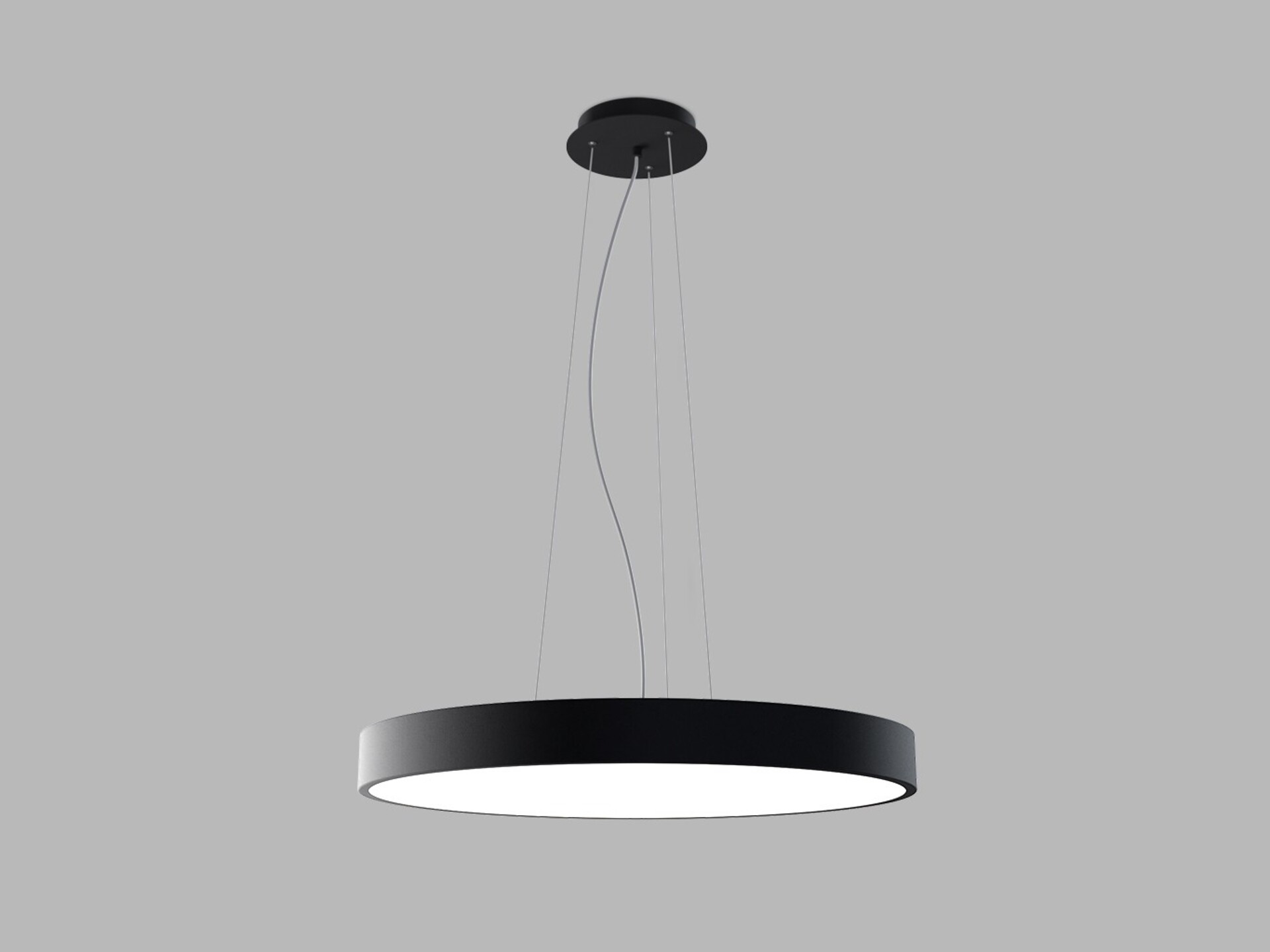Levně LED2 3274373D Závěsné svítidlo MONO SLIM 60 P-Z, B DALI/PUSH 60W 2700K/3000K/4000K černá