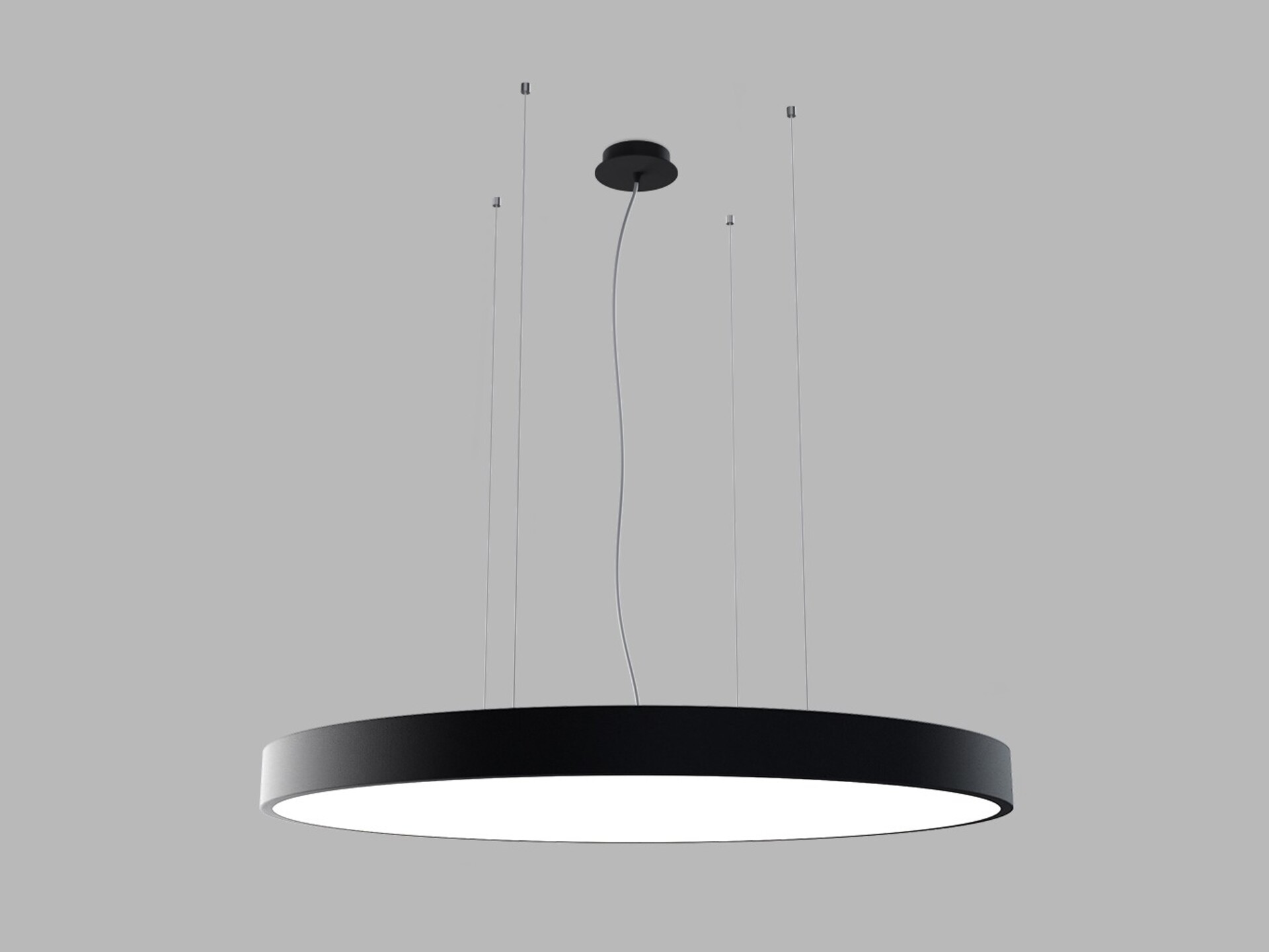 Levně LED2 3274473DTW Závěsné svítidlo MONO SLIM 80 P-Z, B DALI TW 80W 2700K-4000K černá