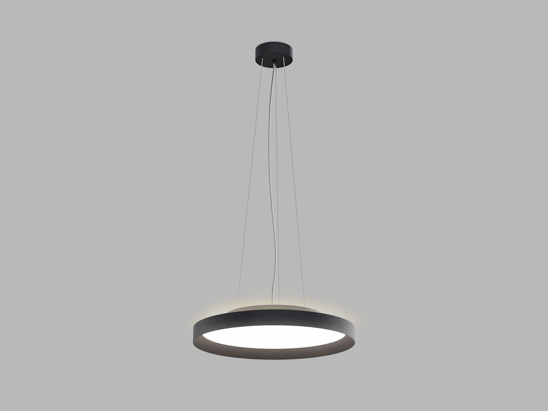 Levně LED2 3274873 Závěsné svítidlo MOON 40 P/N-Z, B 36W (30+6) 2700K/3000K/4000K černá