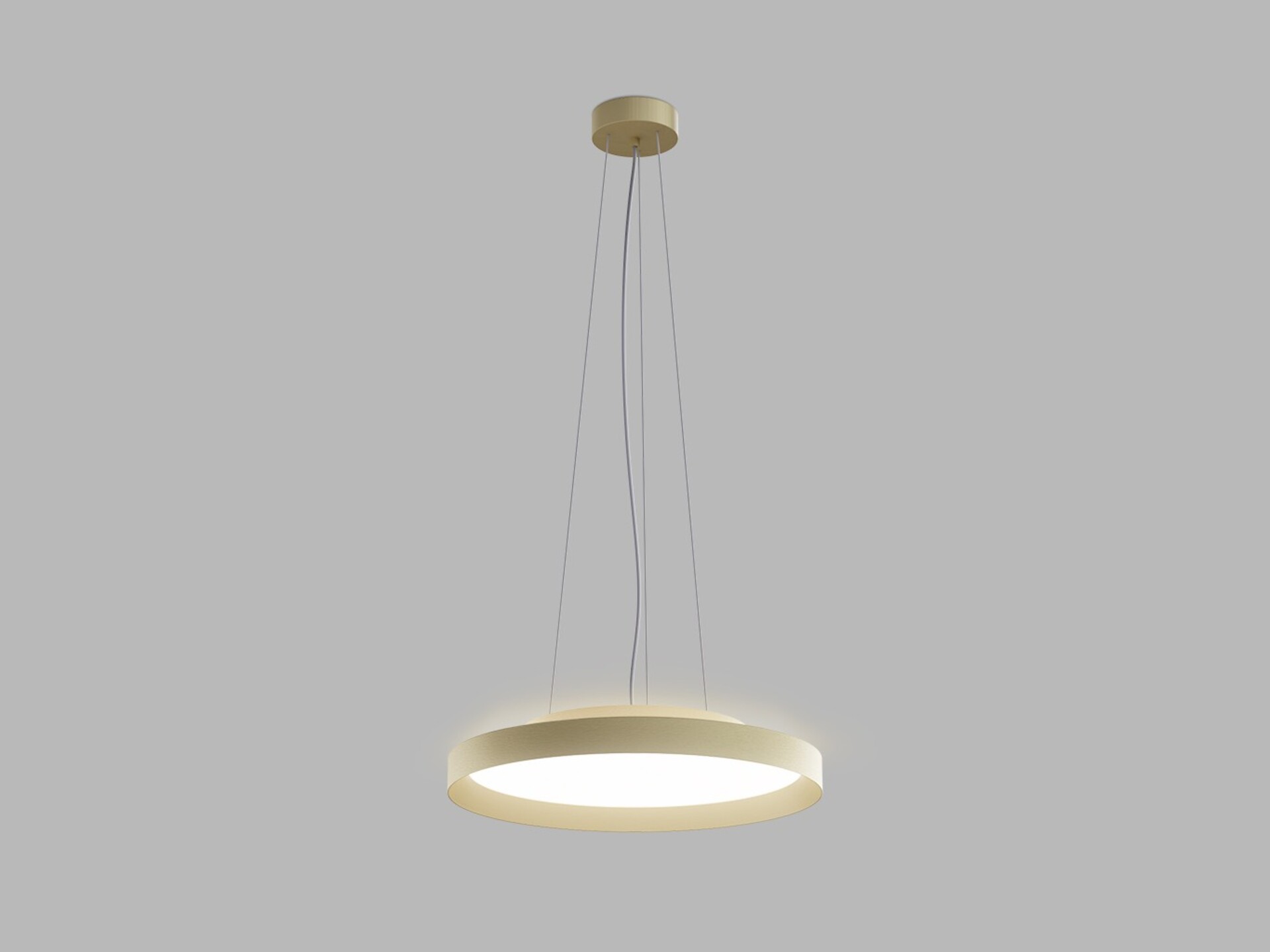 Levně LED2 3274877DT Závěsné svítidlo MOON 40 P/N-Z, G TRIAC 36W (30+6) 2700K/3000K/4000K zlatá