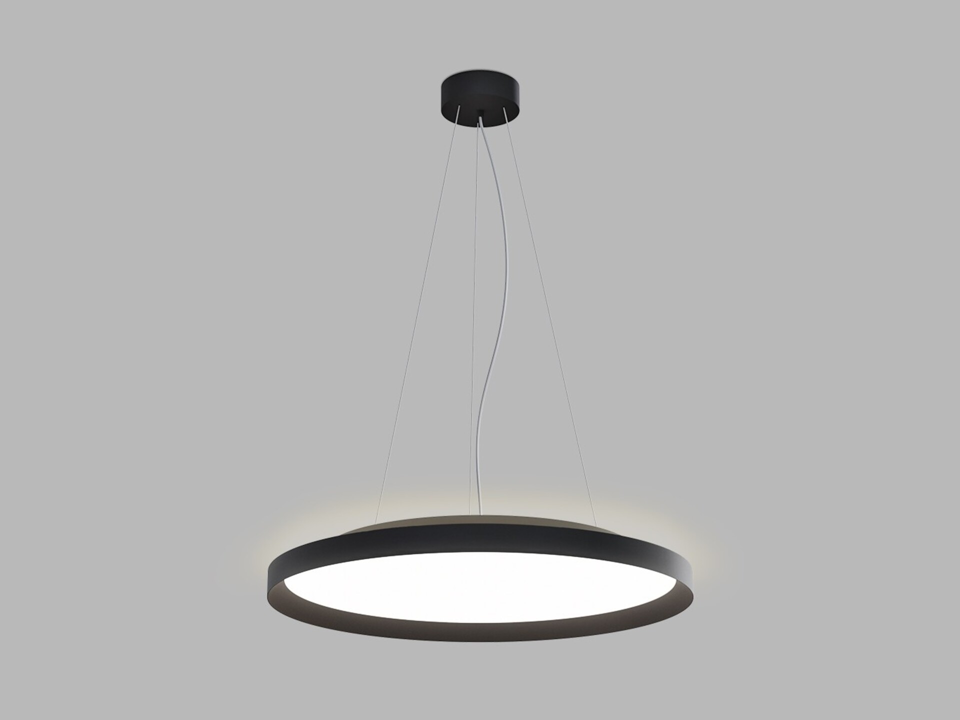 Levně LED2 3274973D Závěsné svítidlo MOON 60 P/N-Z, B DALI/PUSH 60W (50+10) 2700K/3000K/4000K černá