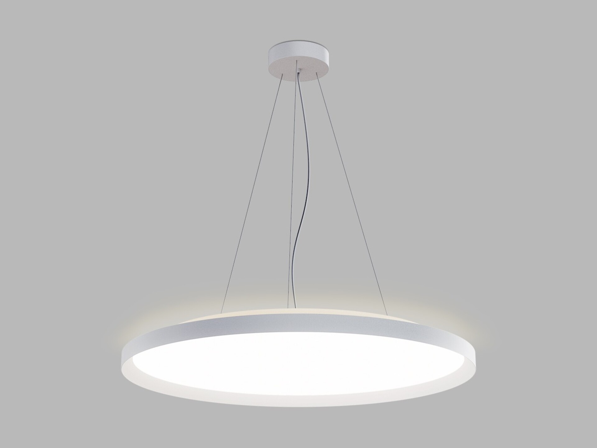 Levně LED2 3275071D Závěsné svítidlo MOON 80 P/N-Z, W DALI/PUSH 88W (76+12) 2700K/3000K/4000K bílá