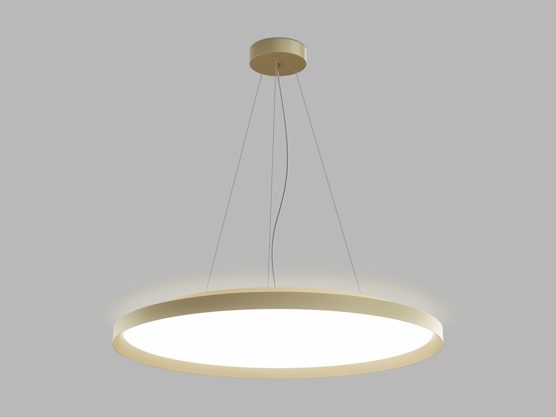 Levně LED2 3275077CSTW Závěsné svítidlo MOON 80 P/N-Z, G CASAMBI TW 88W (76+12) 2700K-4000K zlatá