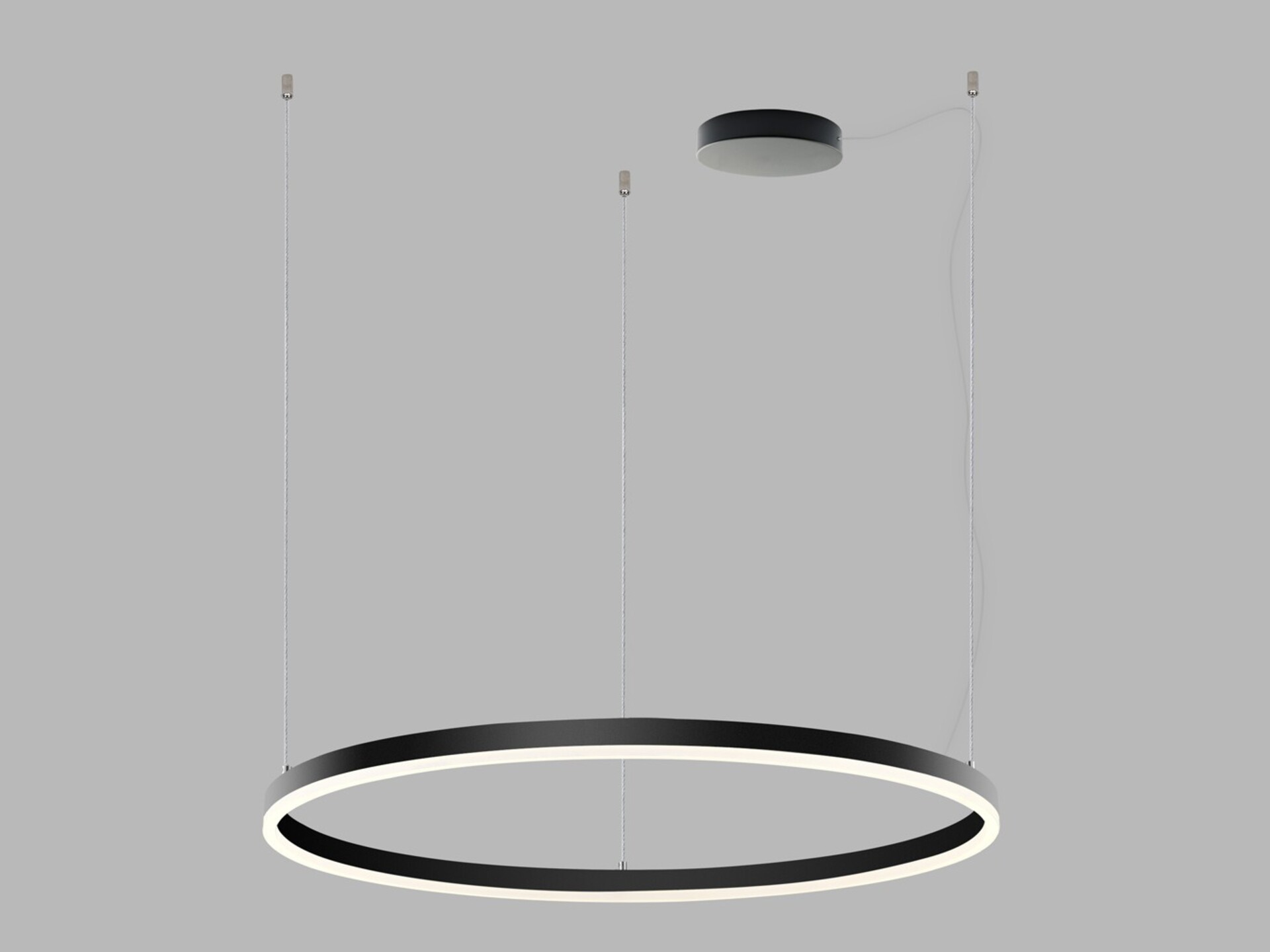 Levně LED2 3276273DTW Závěsné svítidlo CIRCLE 80 P-Z/ST, B DALI TW/PUSH TW 62W 2700K-4000K černá