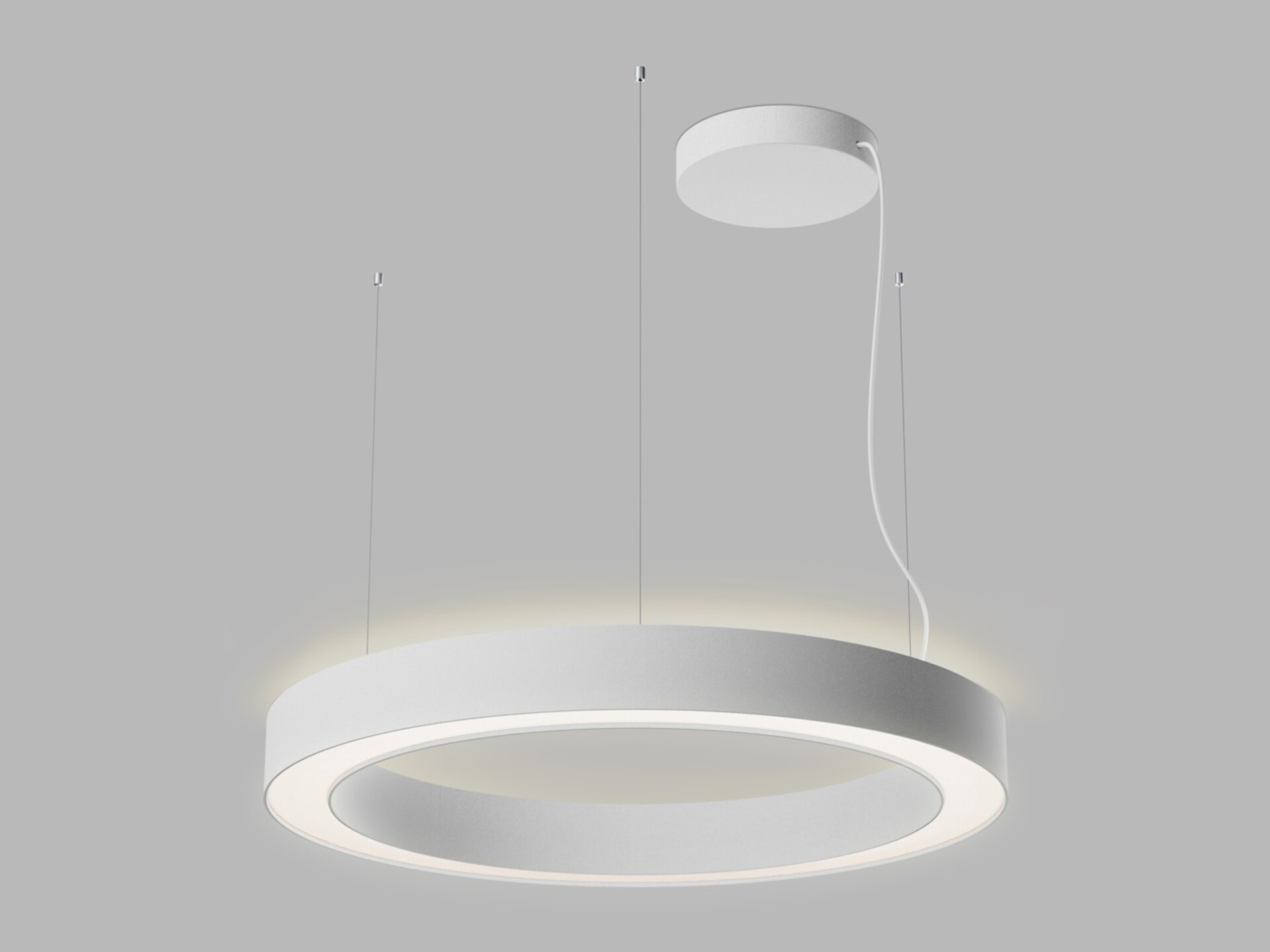 Levně LED2 3276471ZBTW Závěsné svítidlo SATURN SLIM II 80 P/N-Z, W ZIGBEE TW 80W (50+30) 2700K-4000K bílá