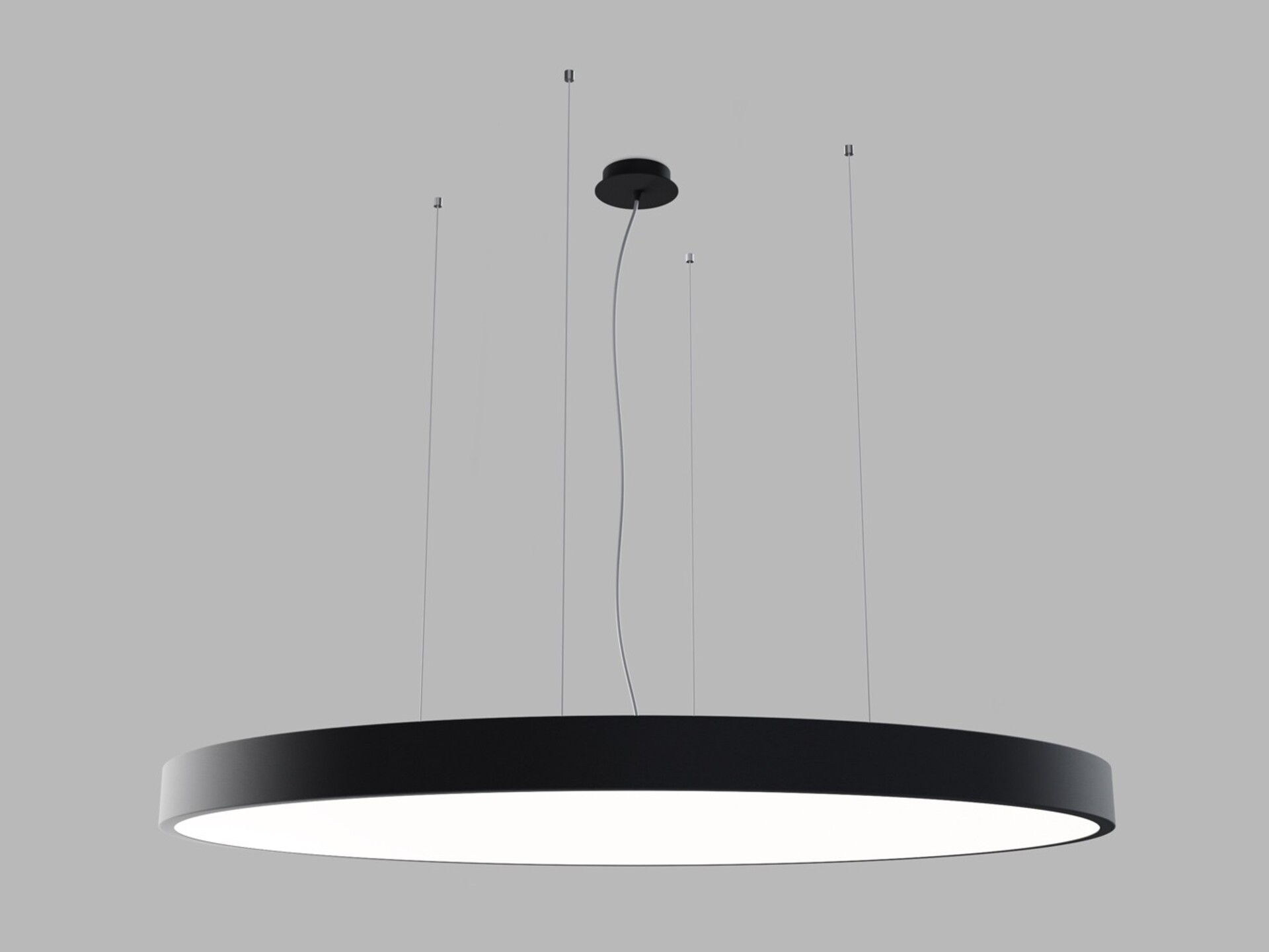 Levně LED2 3276773CSTW Závěsné svítidlo MONO SLIM 100 P-Z, B CASAMBI TW 115W 2700K-4000K černá