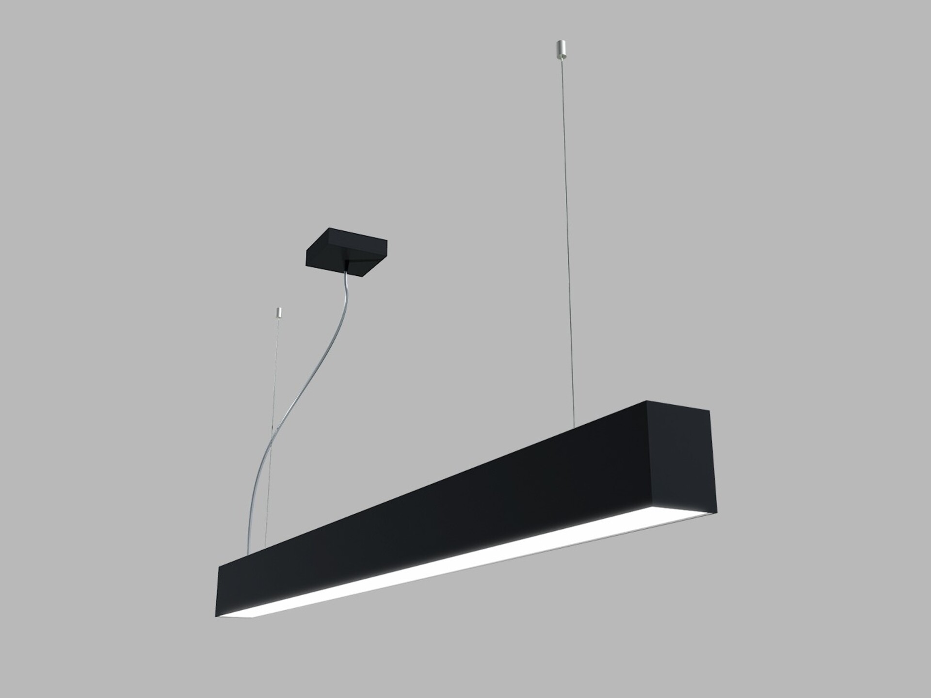 Levně LED2 3314253DT Závěsné svítidlo LINO II 120 P-Z, B TRIAC 32W 3000K/3500K/4000K černá