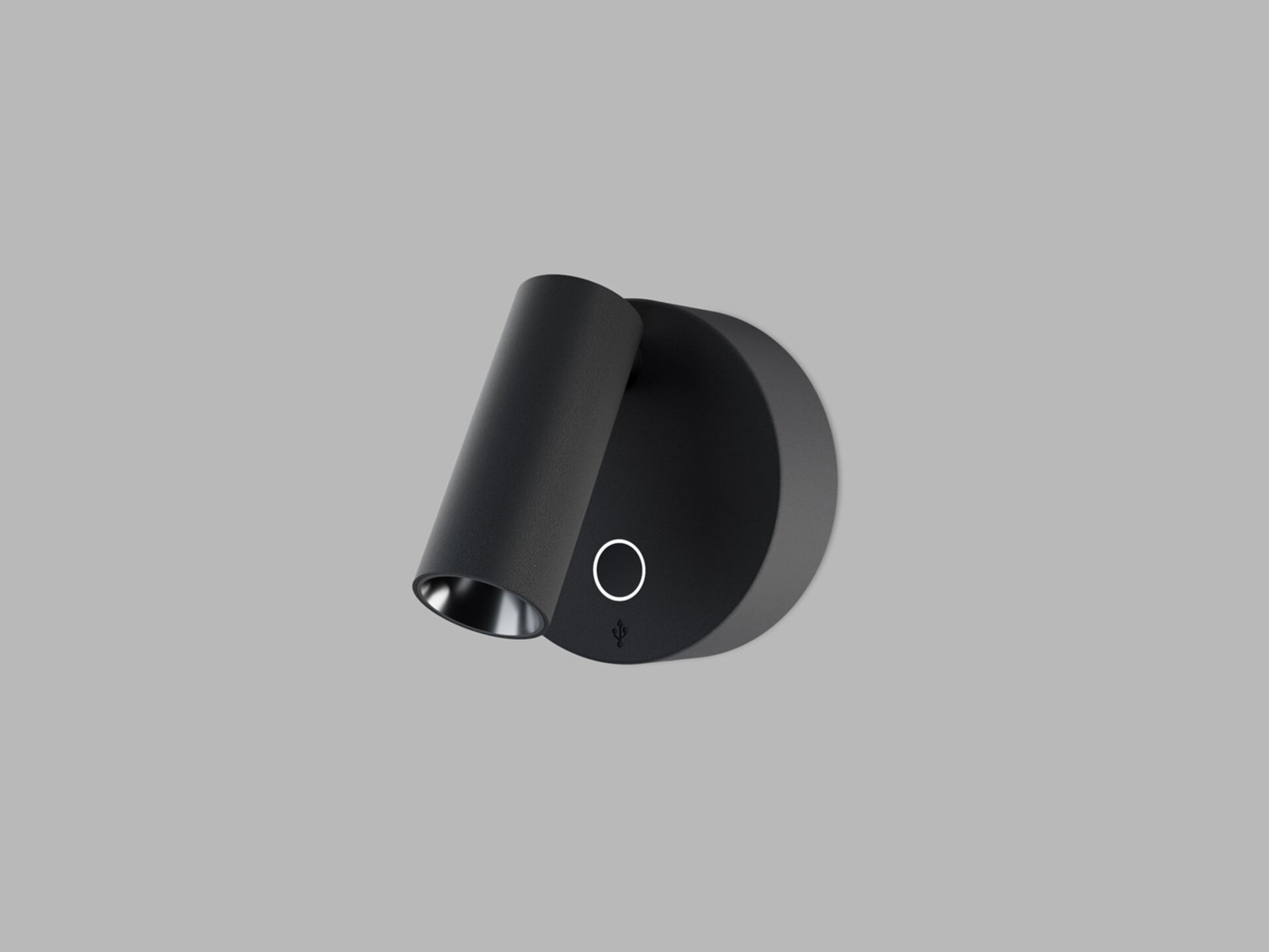 Levně LED2 4580423 Nástěnné svítidlo ELFY USB, B 3,5W 2700K černá