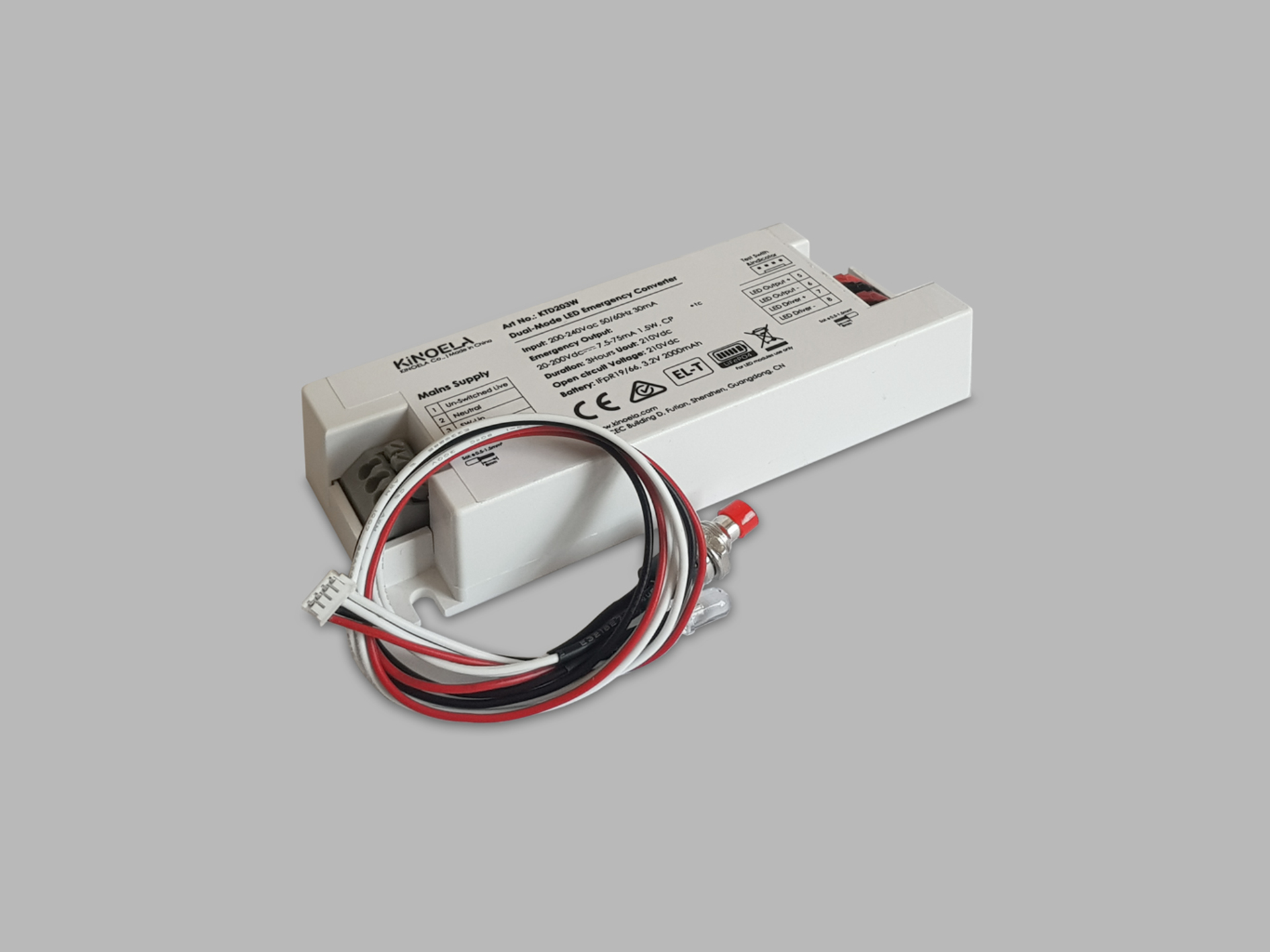 Levně LED2 6590100 Nouzový modul 20-200V 2W Self test Emergency 3h