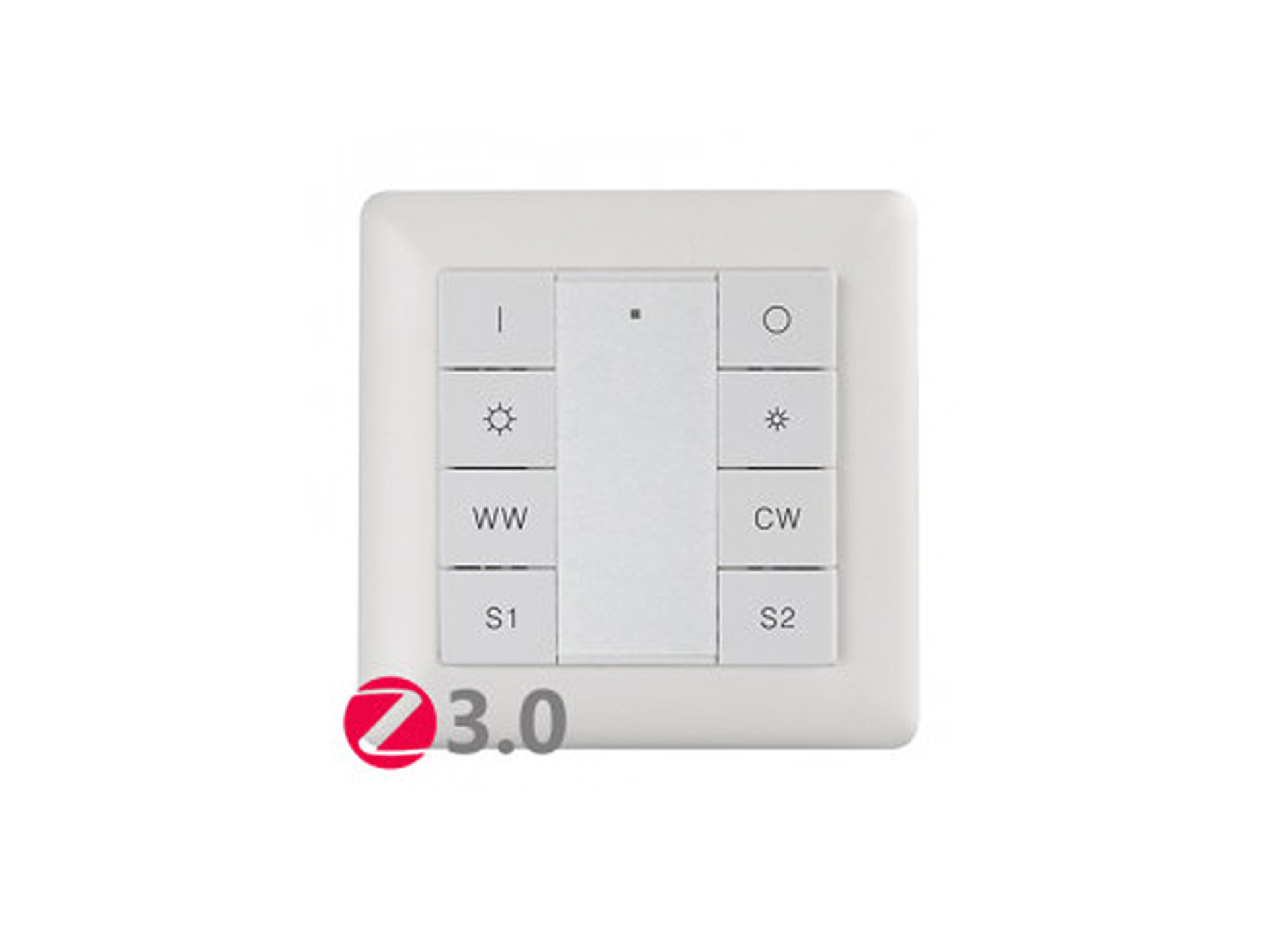 Levně LED2 SR-ZG9001K8-CCT ZIGBEE 3.0 WALL DIMMER TW 1ch bílá