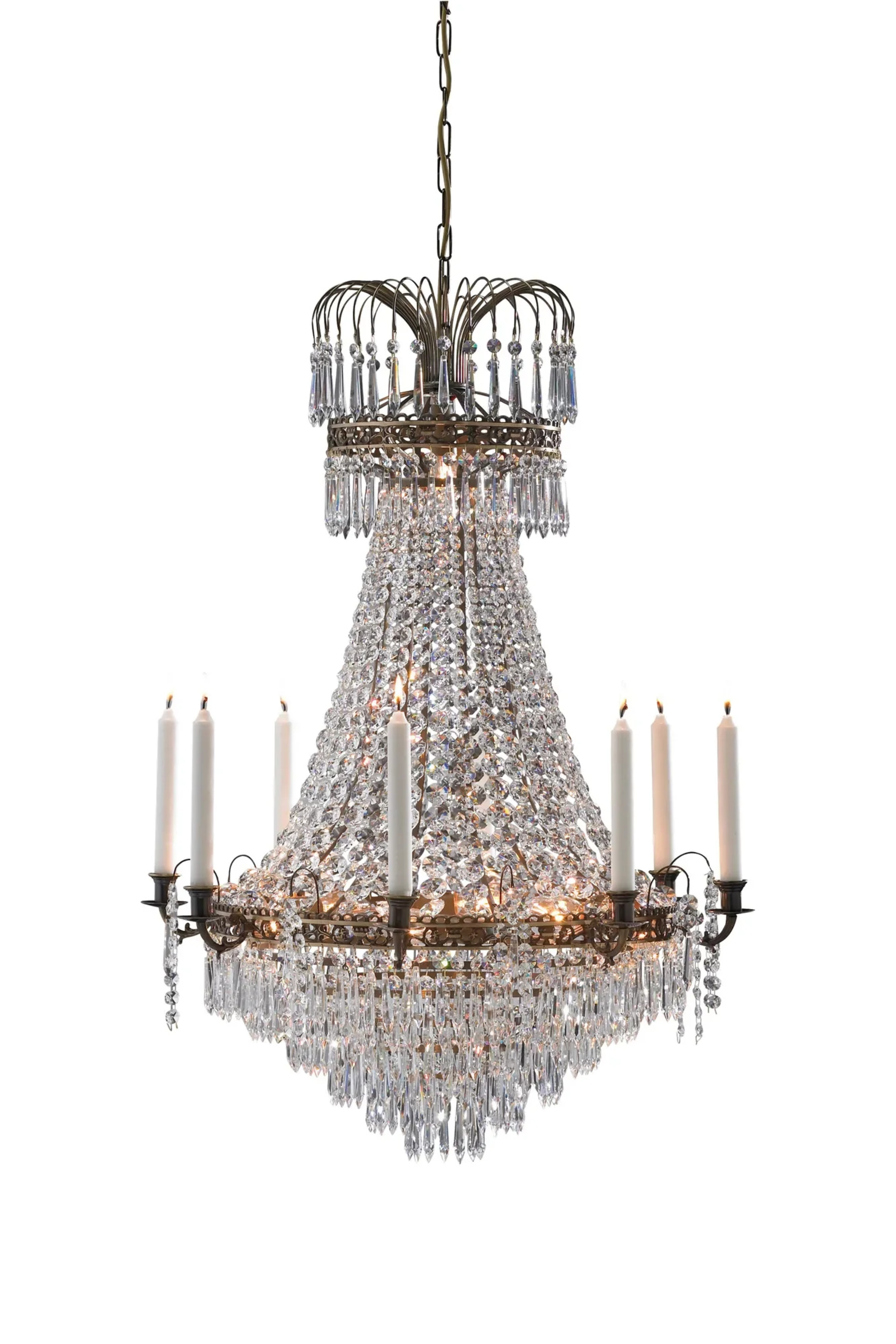 Levně MARKSLOJD Markslöjd Läckö lustr staromosaz 66 cm