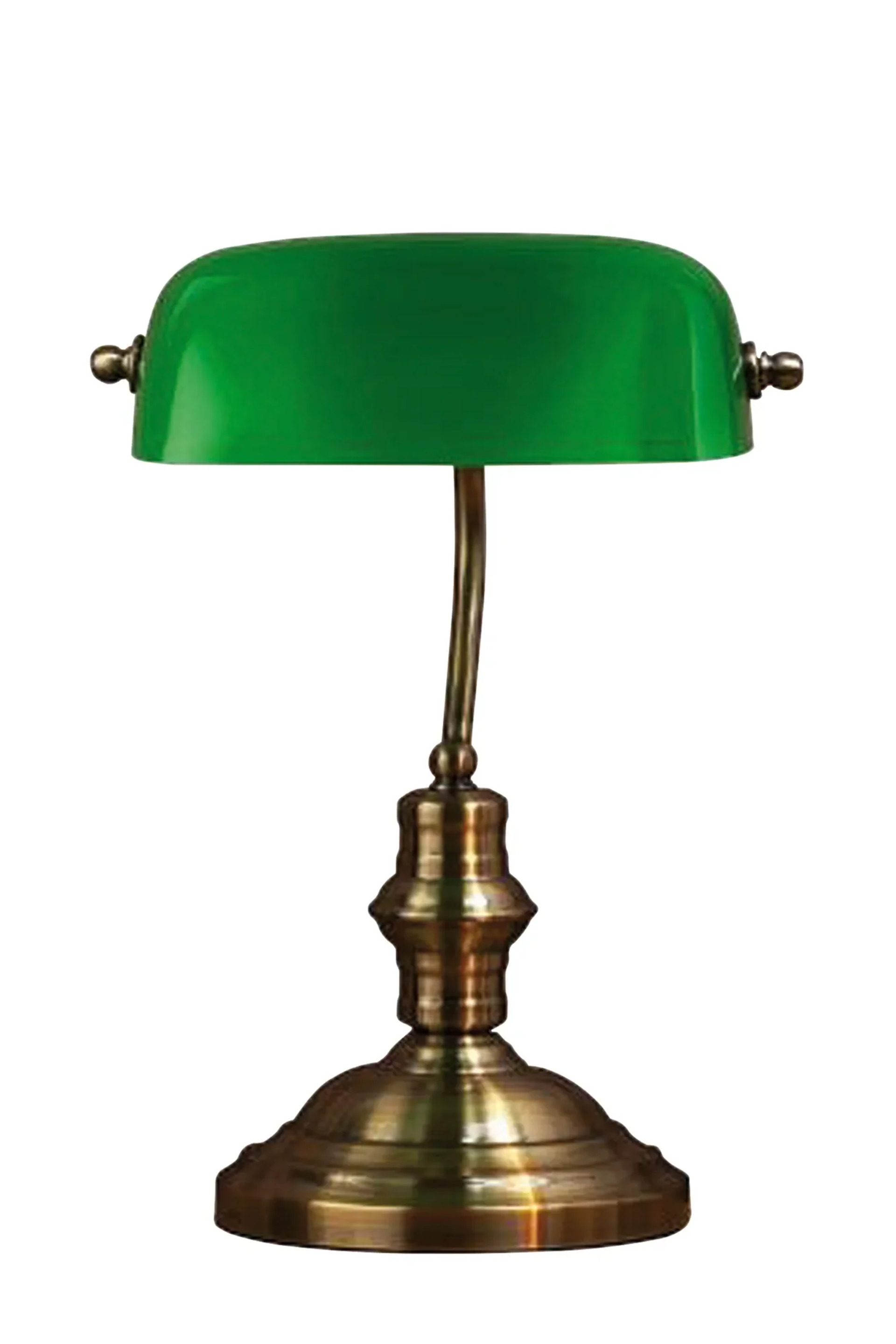 Levně MARKSLOJD Markslöjd stolní lampa Bankers zelená 42 cm